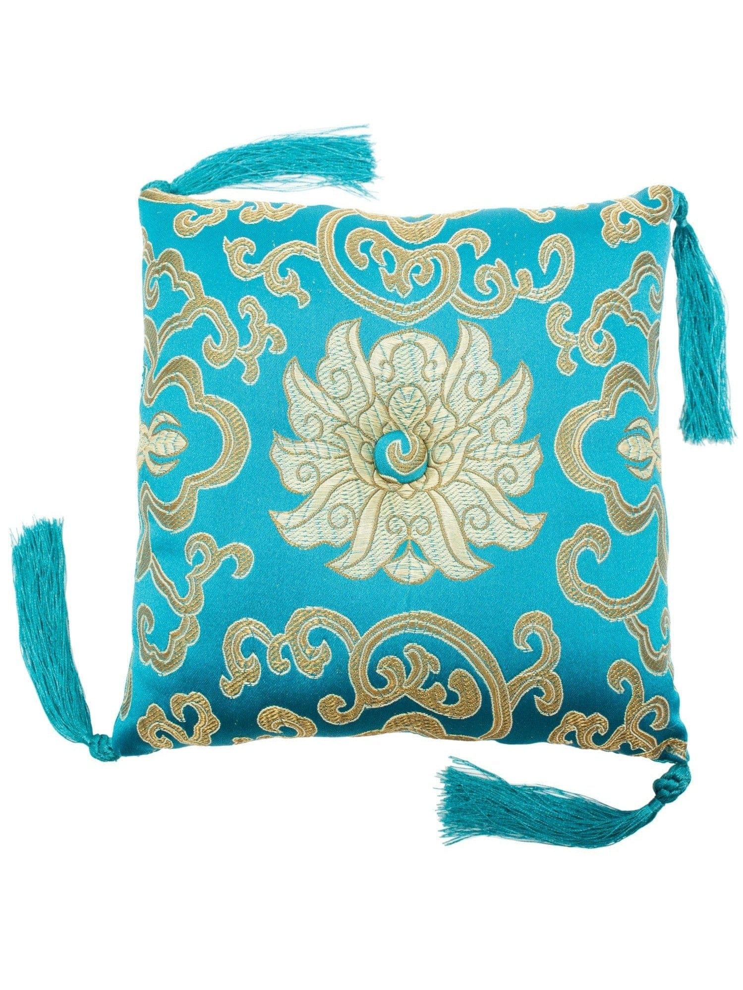 7 Inch Lotus Singing Bowl Cushion, Handmade Certified Fair Trade - Image 13