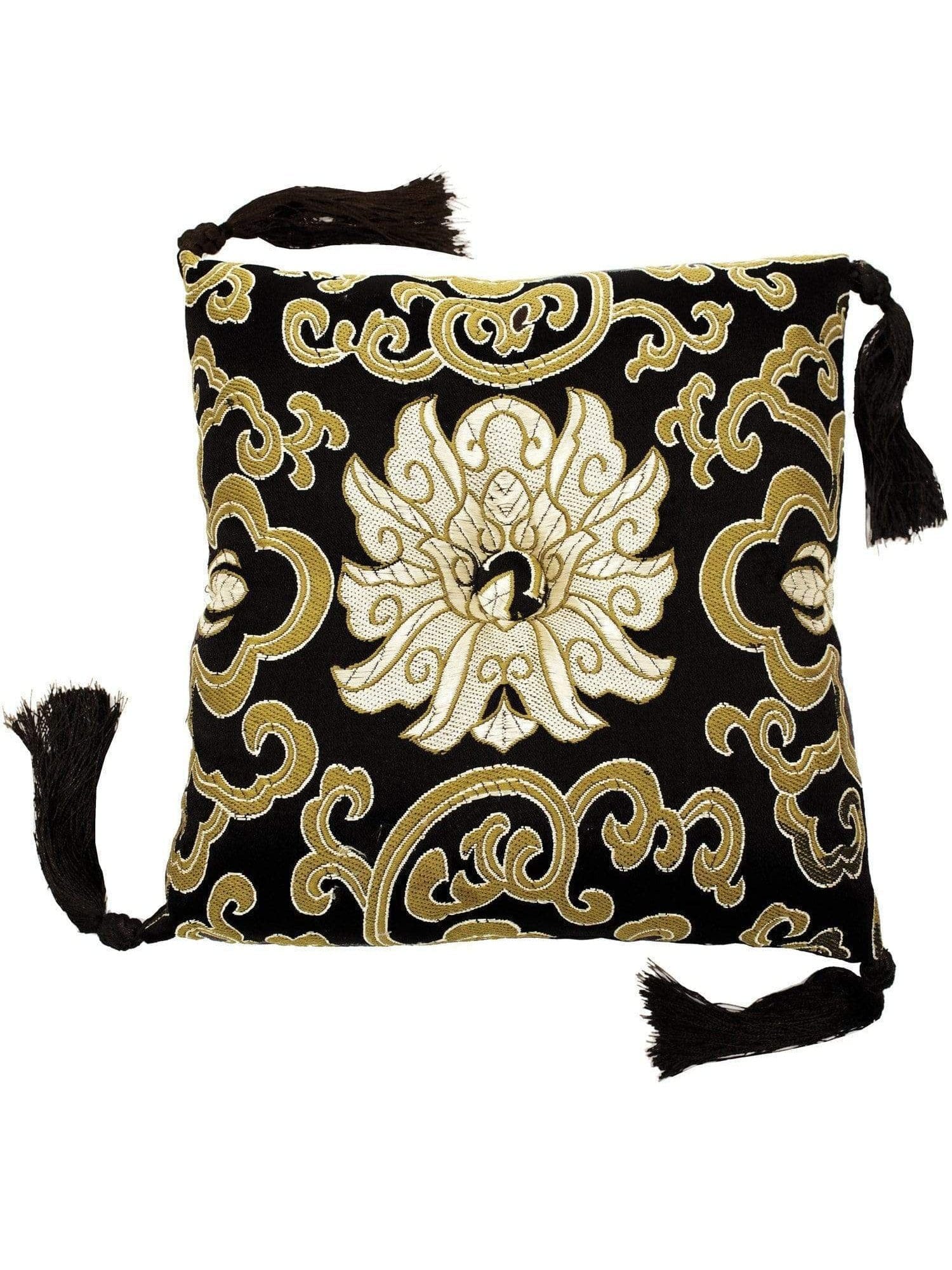 7 Inch Lotus Singing Bowl Cushion, Handmade Certified Fair Trade - Image 3