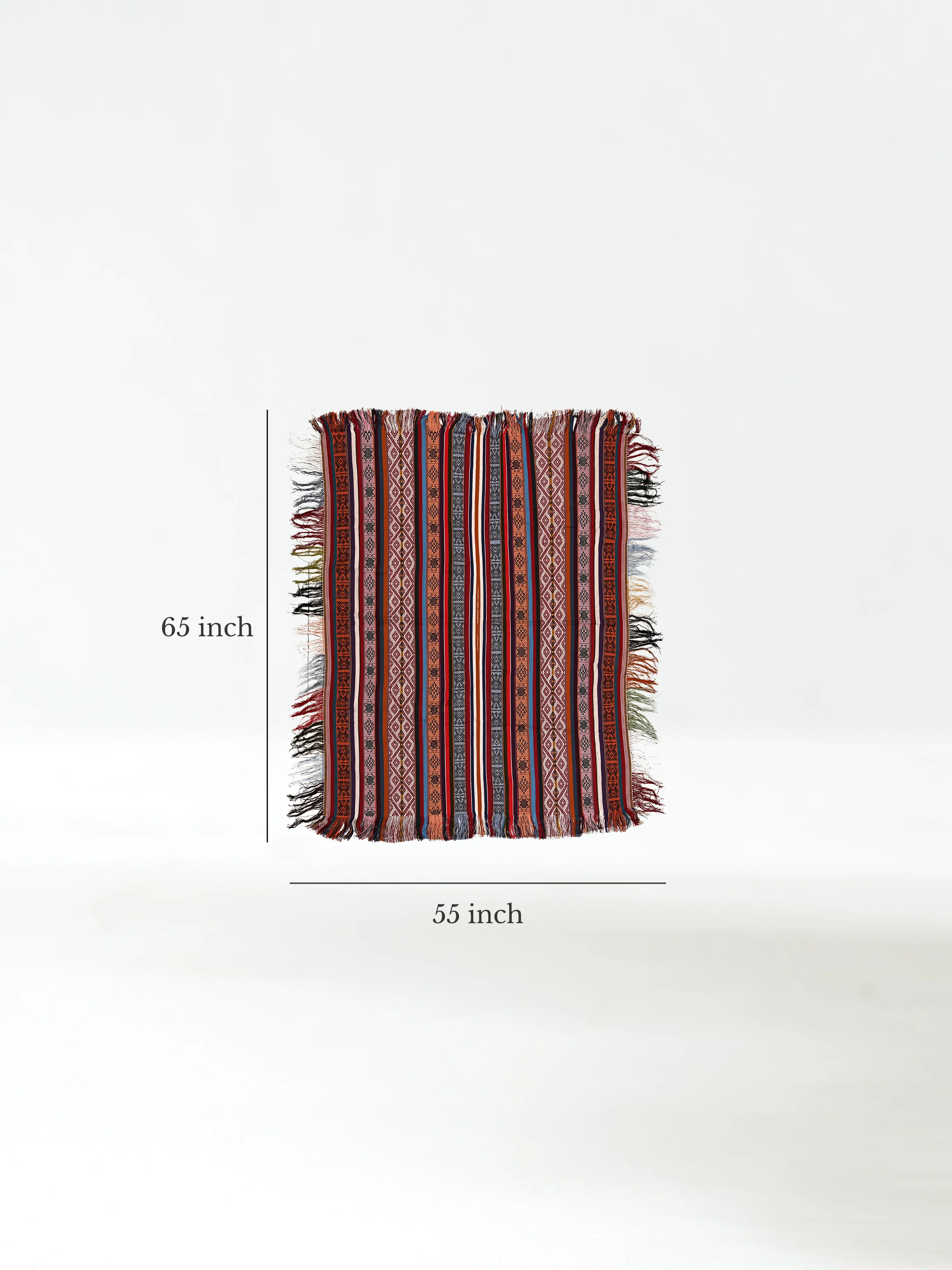 Alpaca Acrylic Blend Poncho - Image 5