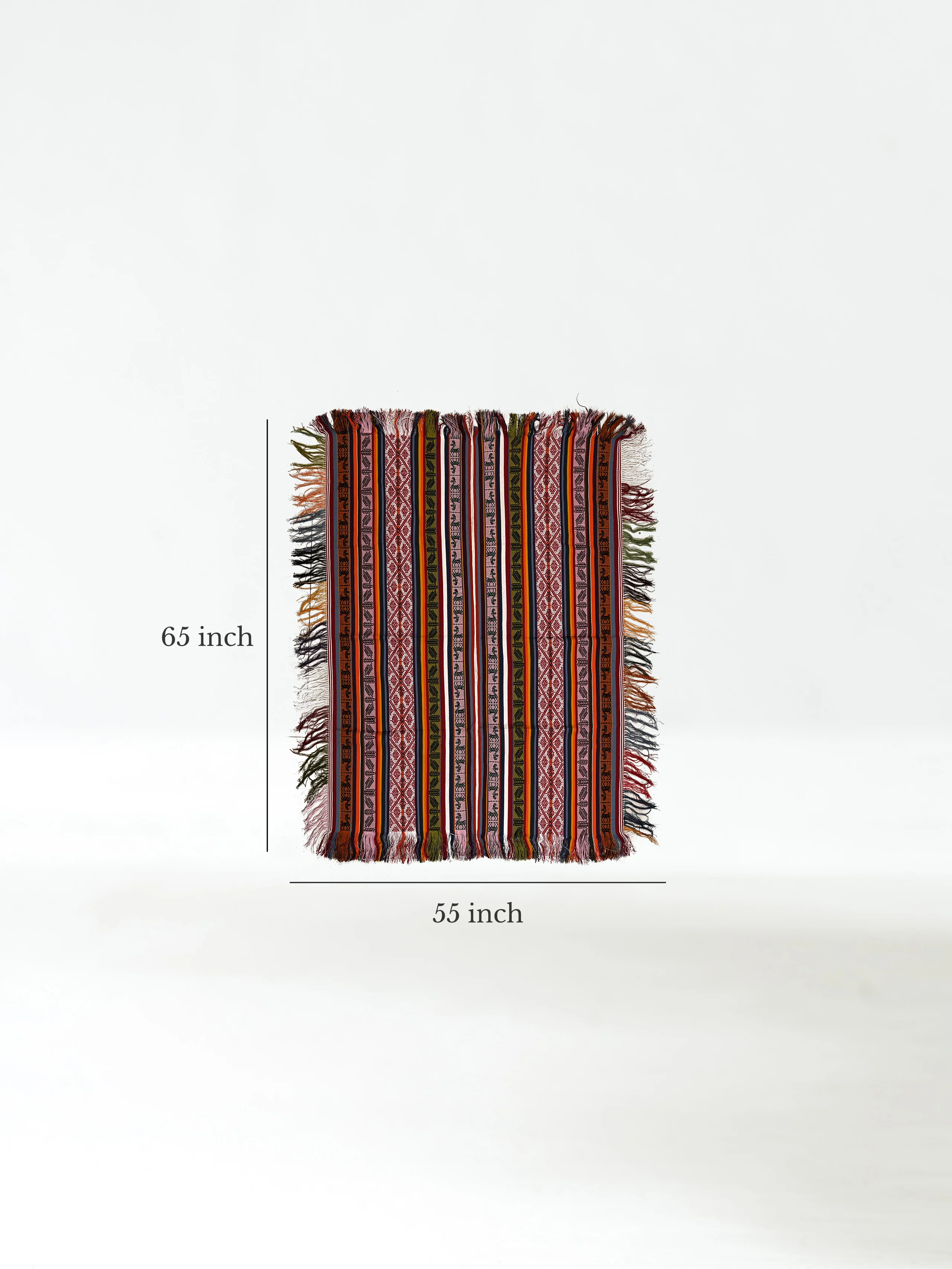 Alpaca Acrylic Blend Poncho - Image 5