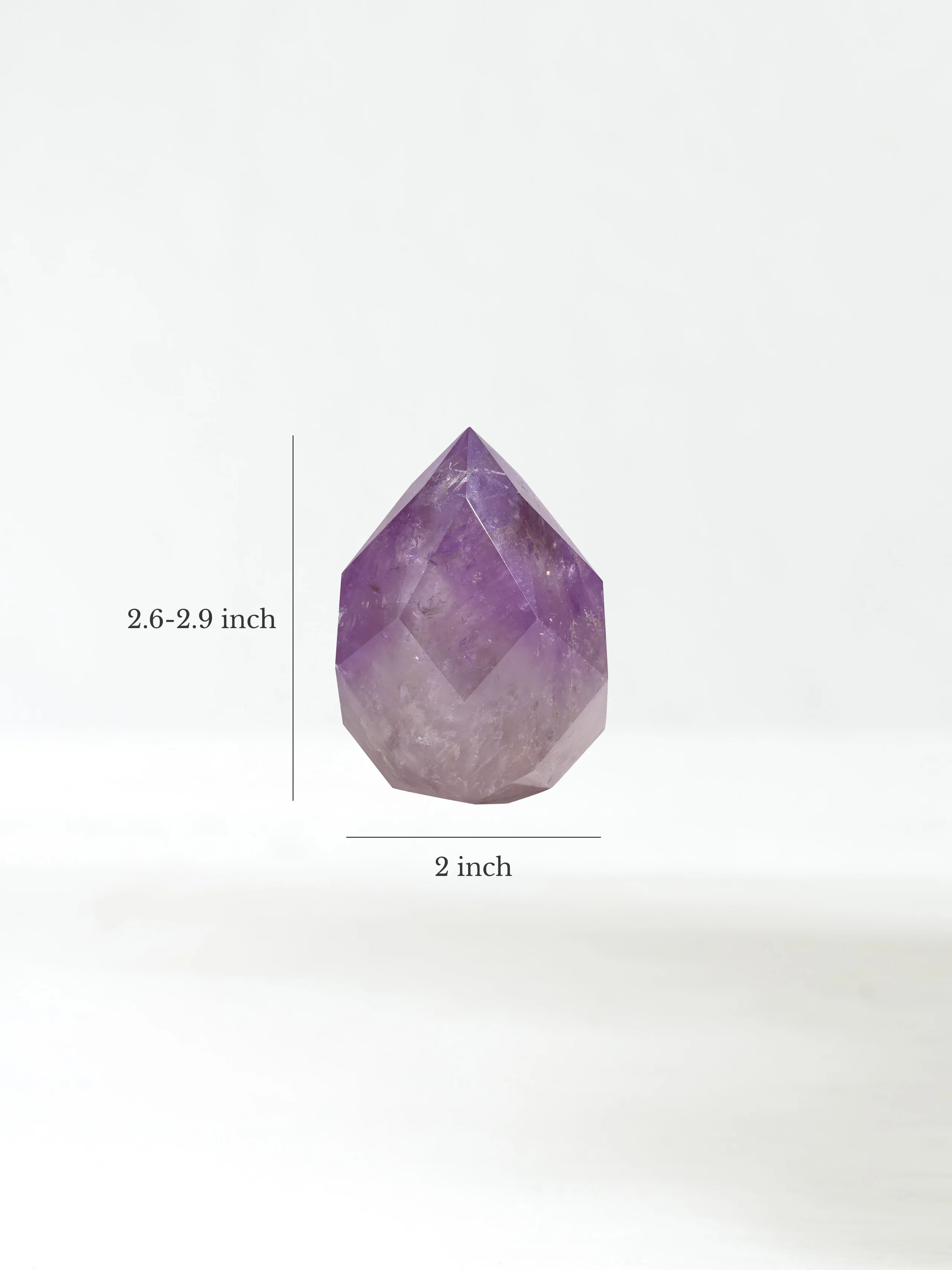 Amethyst Faceted Crystal Point - Image 17
