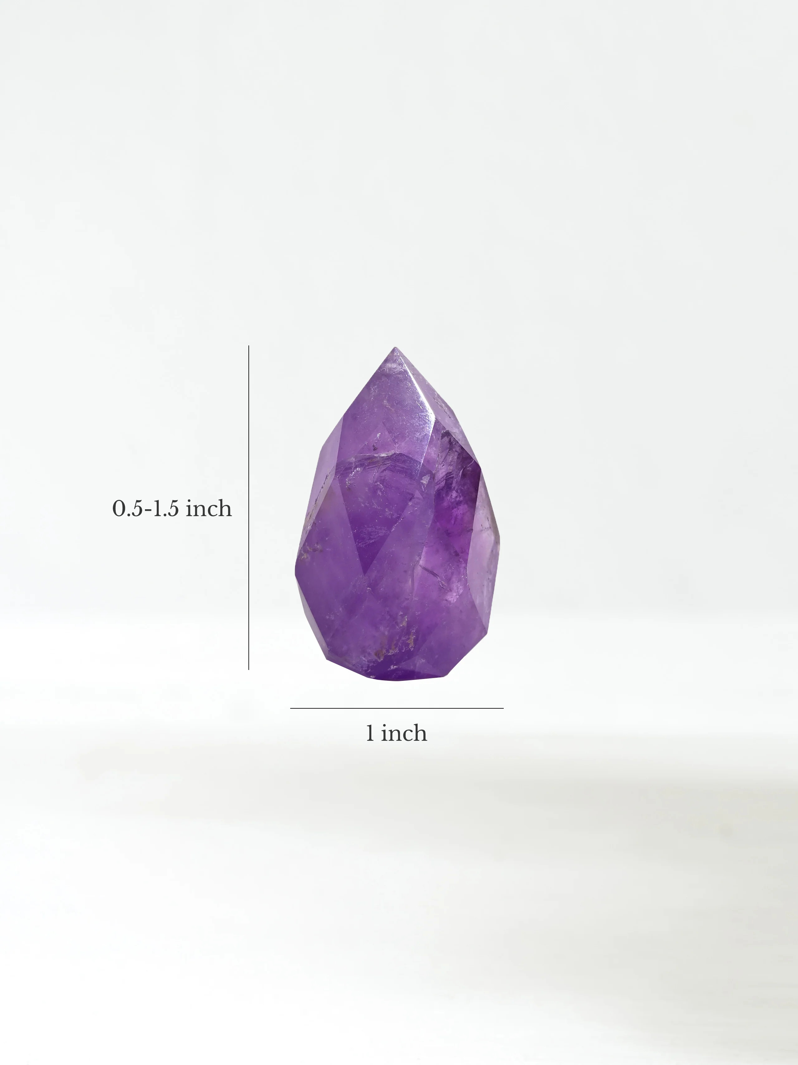 Amethyst Faceted Crystal Point - Image 4