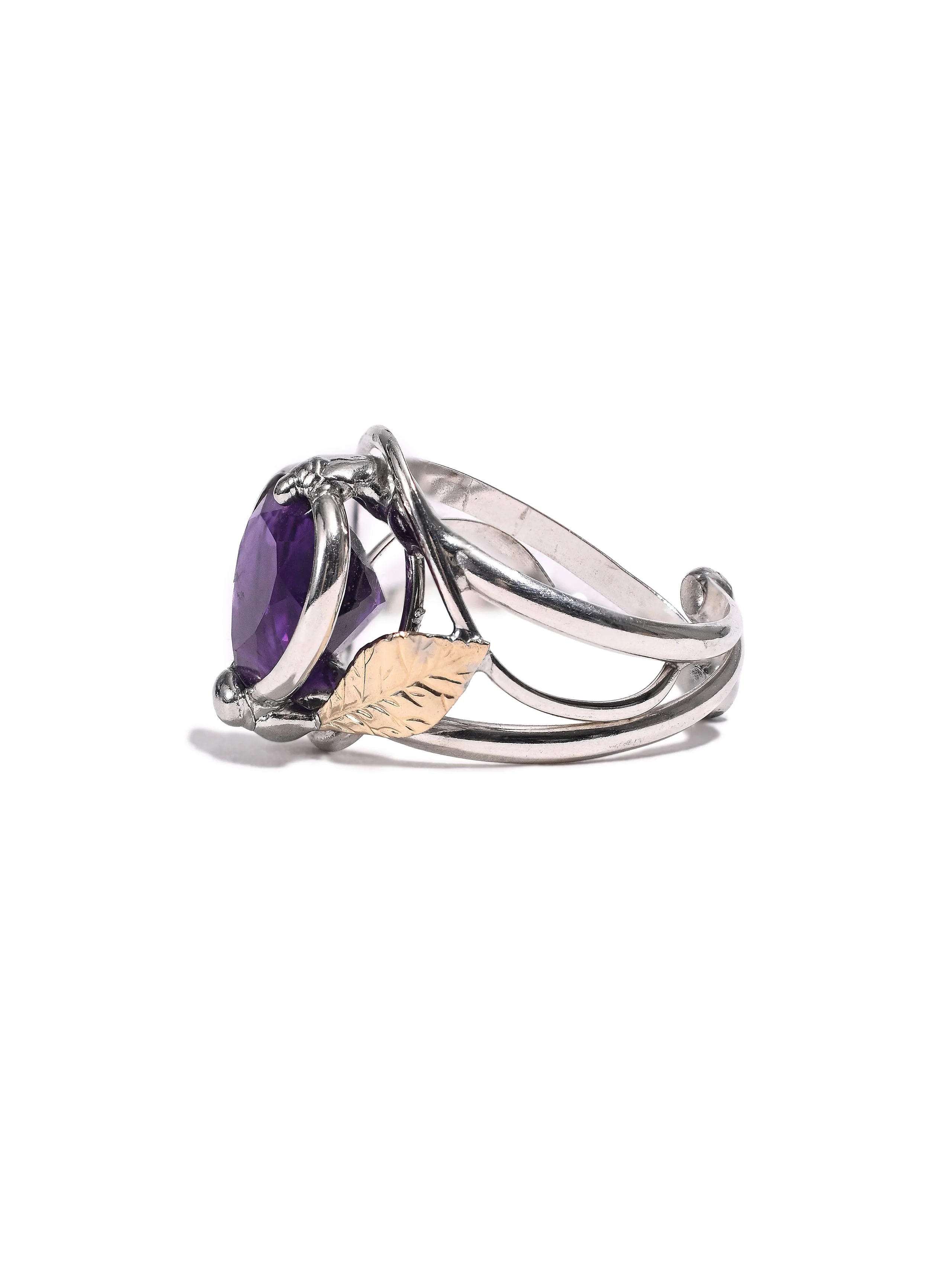 Amethyst Heart Ring - Image 2
