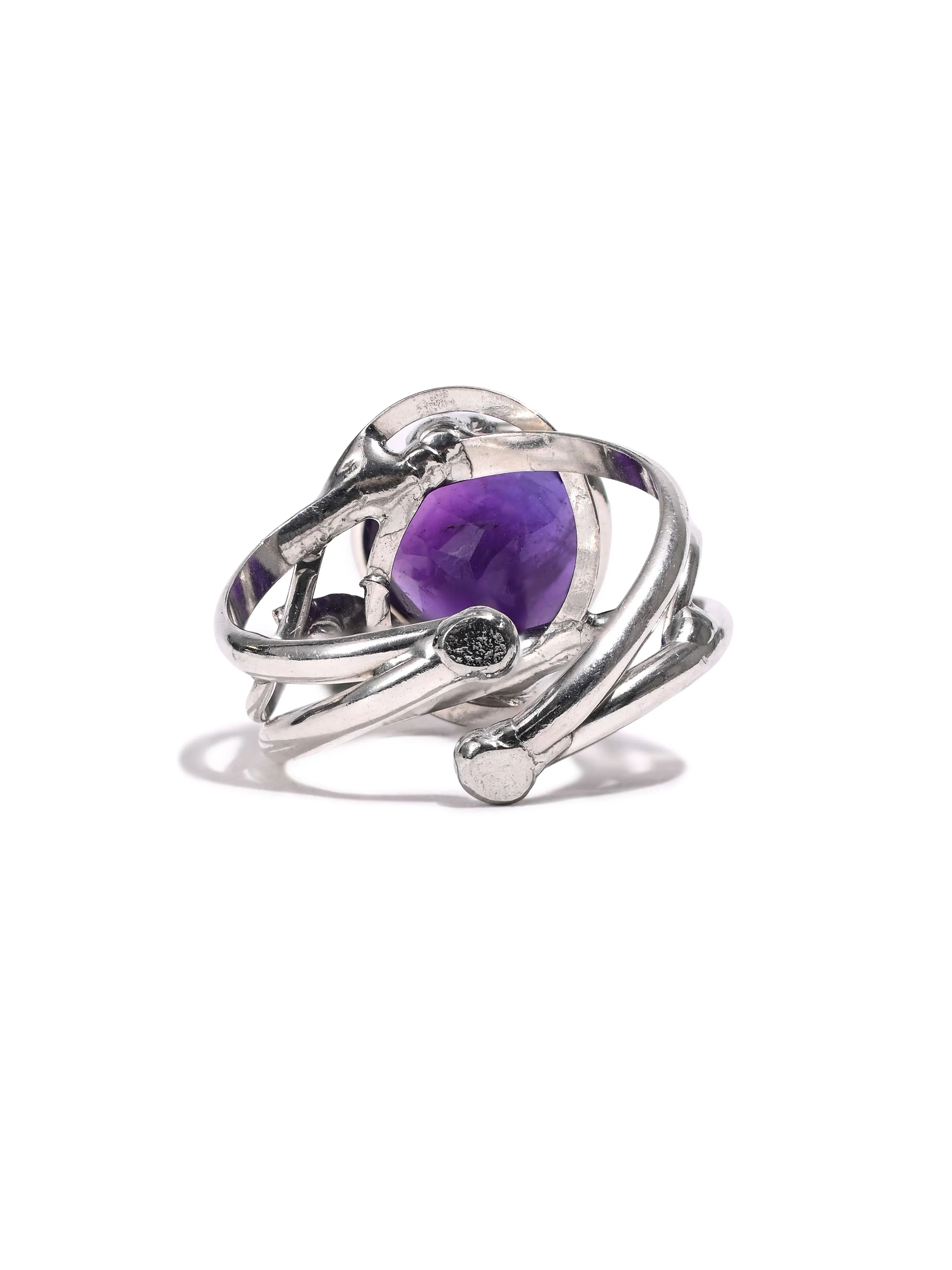 Amethyst Heart Ring - Image 3