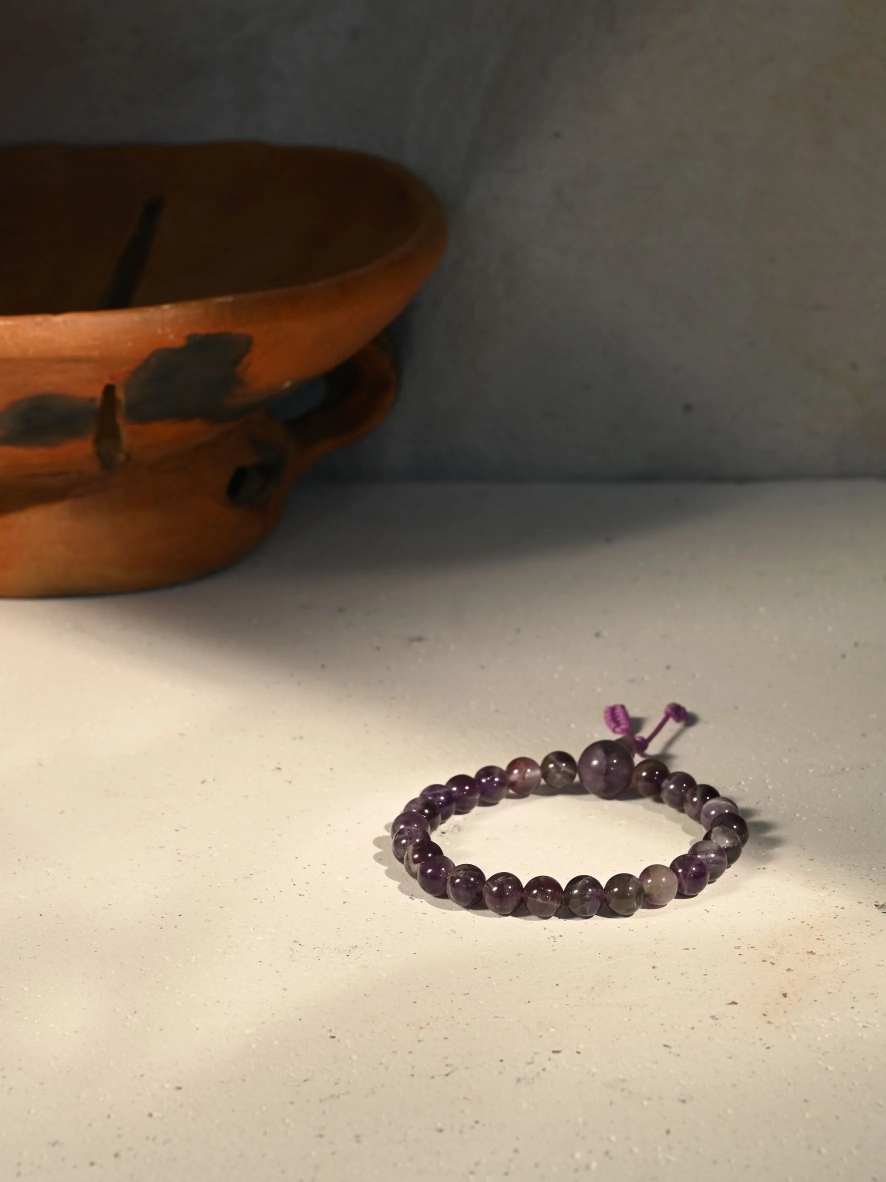 Amethyst Wrist Mala - Image 2