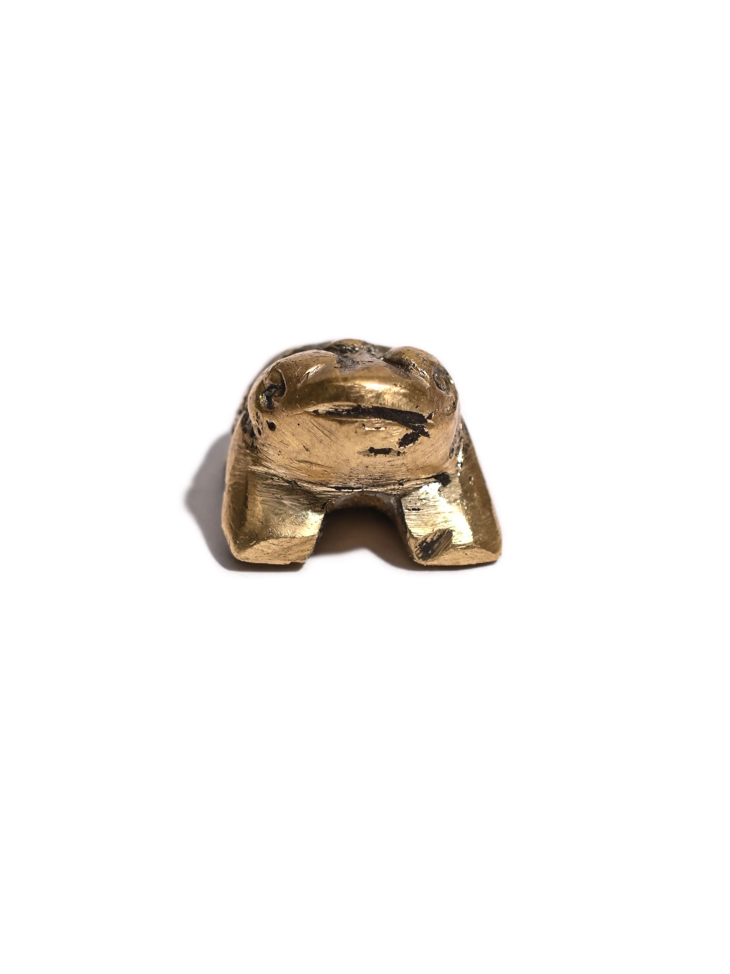 Andean Frog of Abundance – Brass Figurine - Image 3