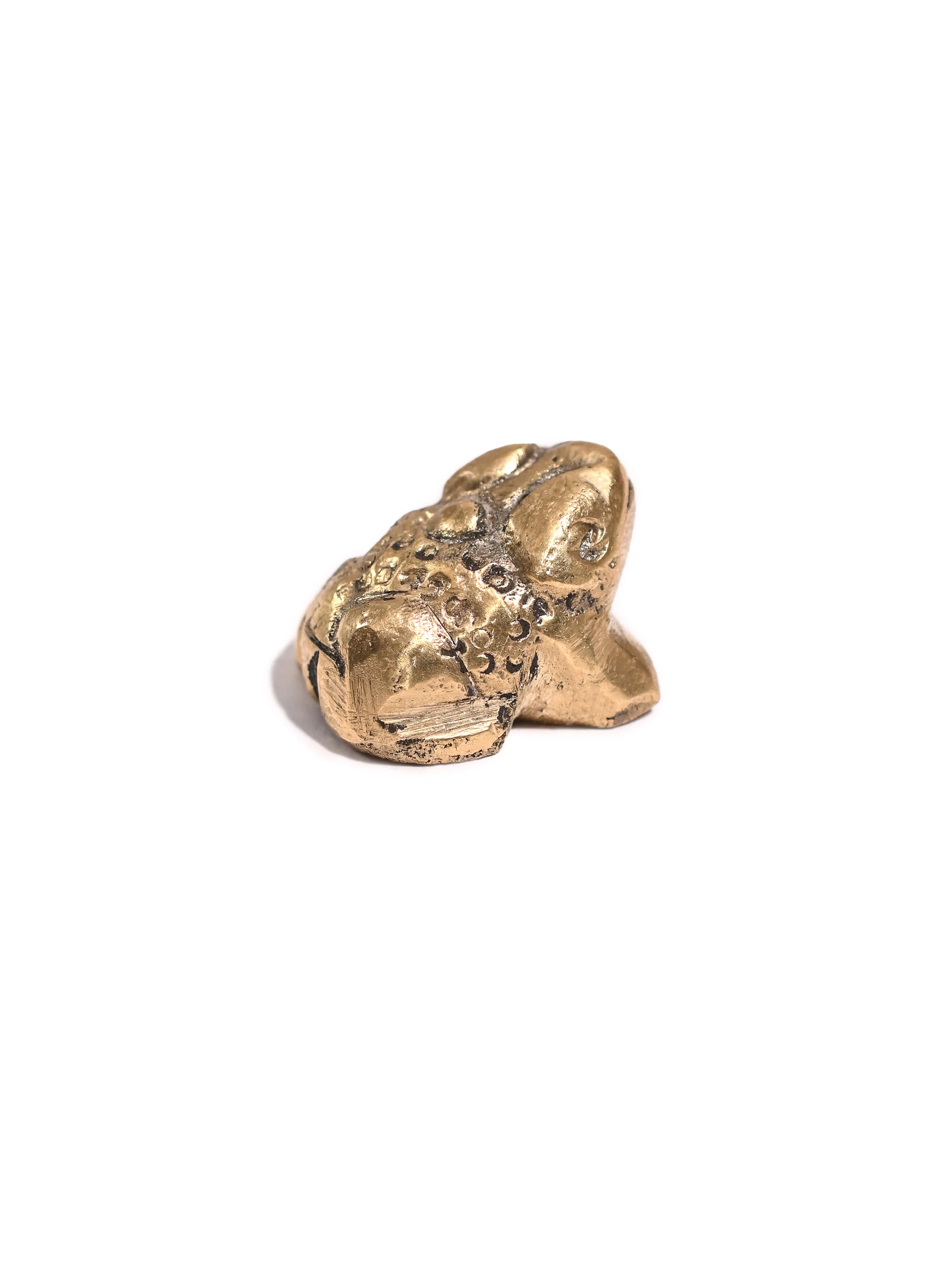 Andean Frog of Abundance – Brass Figurine - Image 4