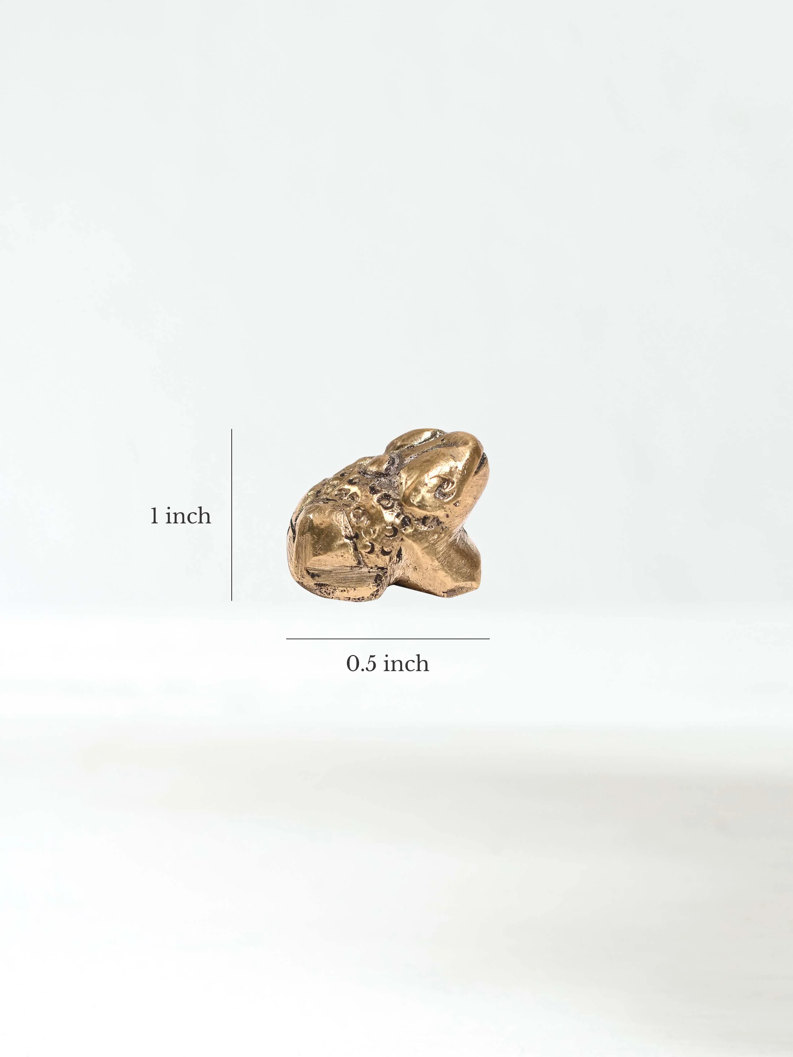Andean Frog of Abundance – Brass Figurine - Image 5