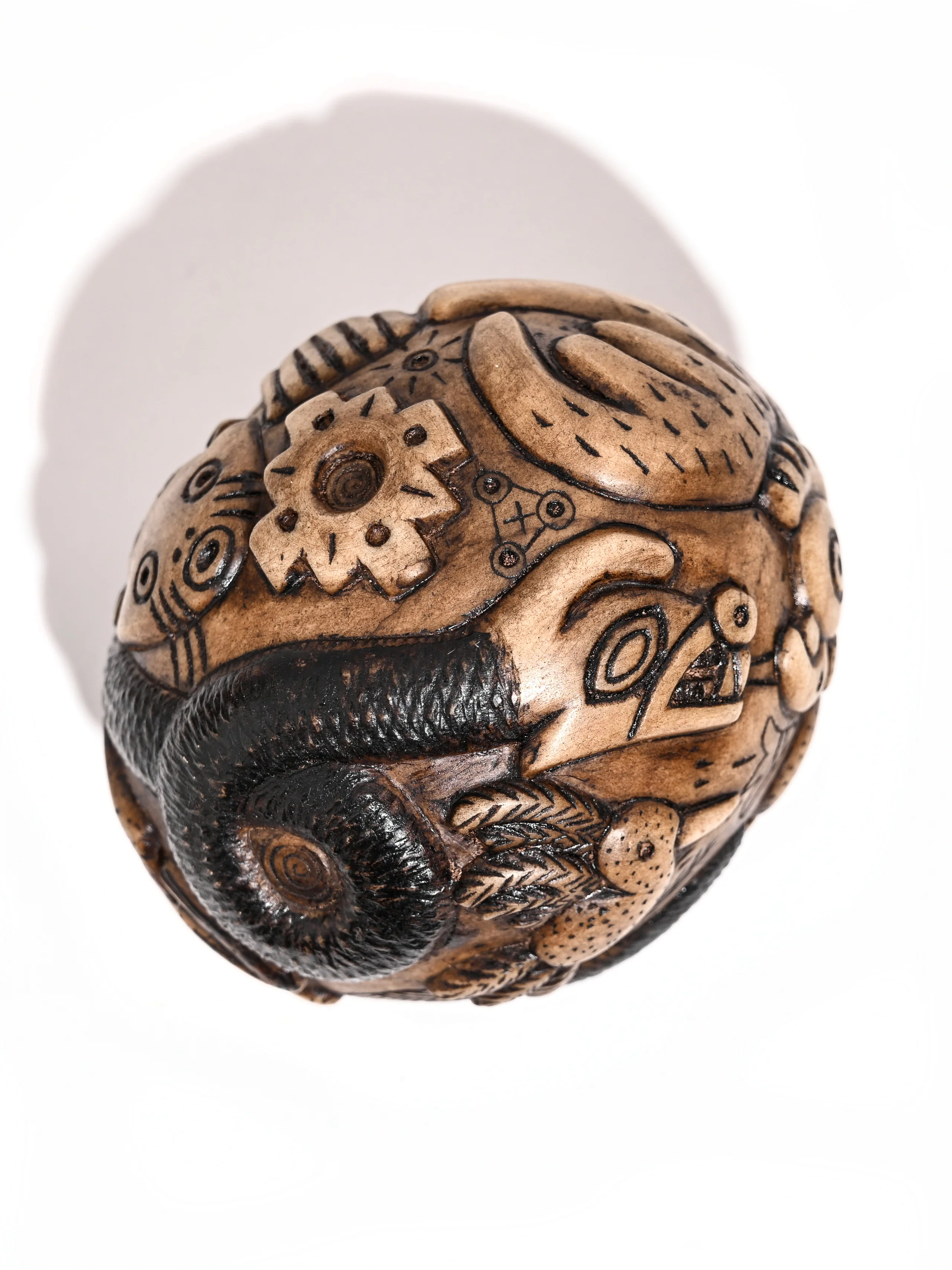 Andean Mother Egg Stone Carving - Image 3