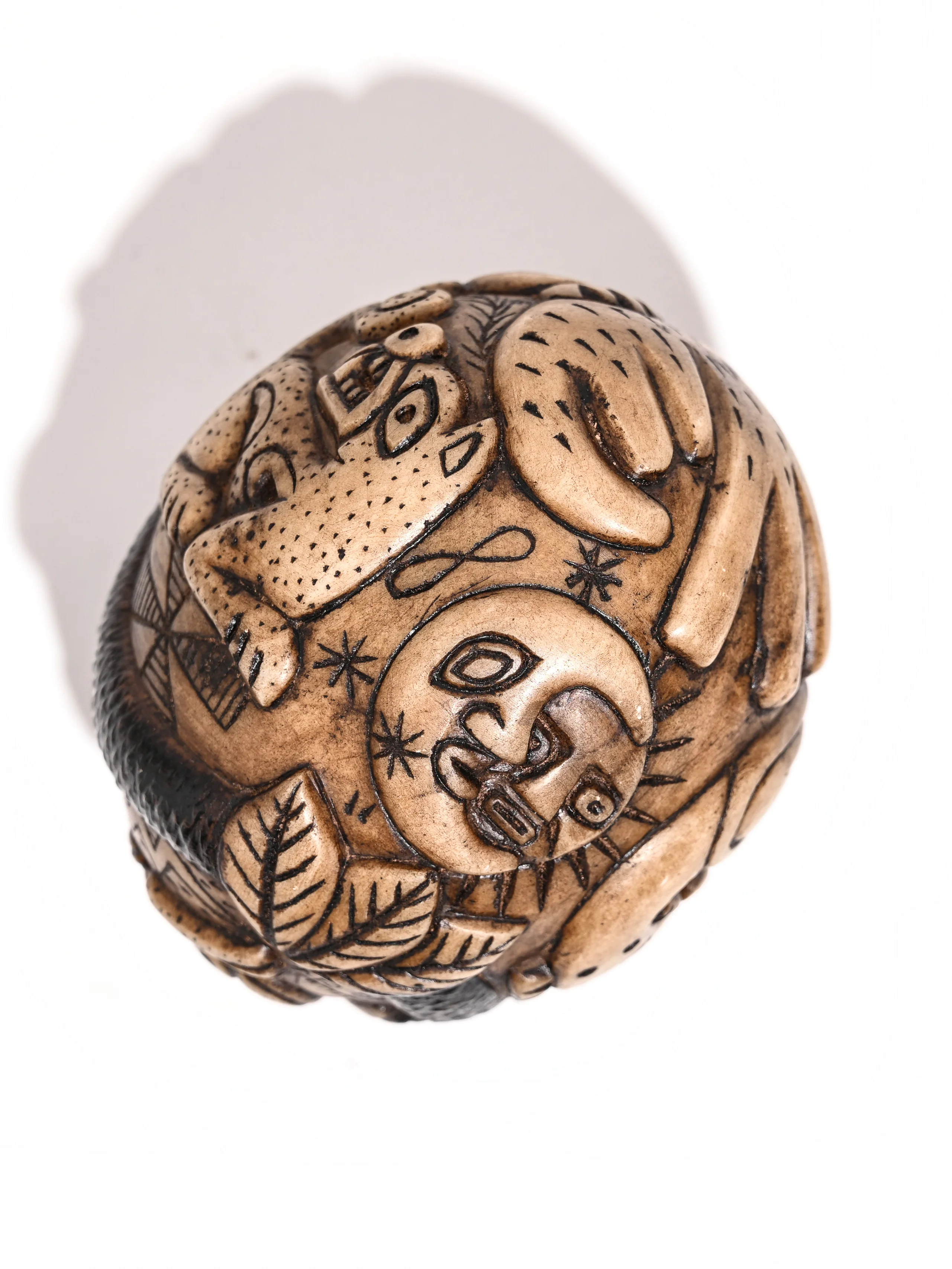 Andean Mother Egg Stone Carving - Image 5