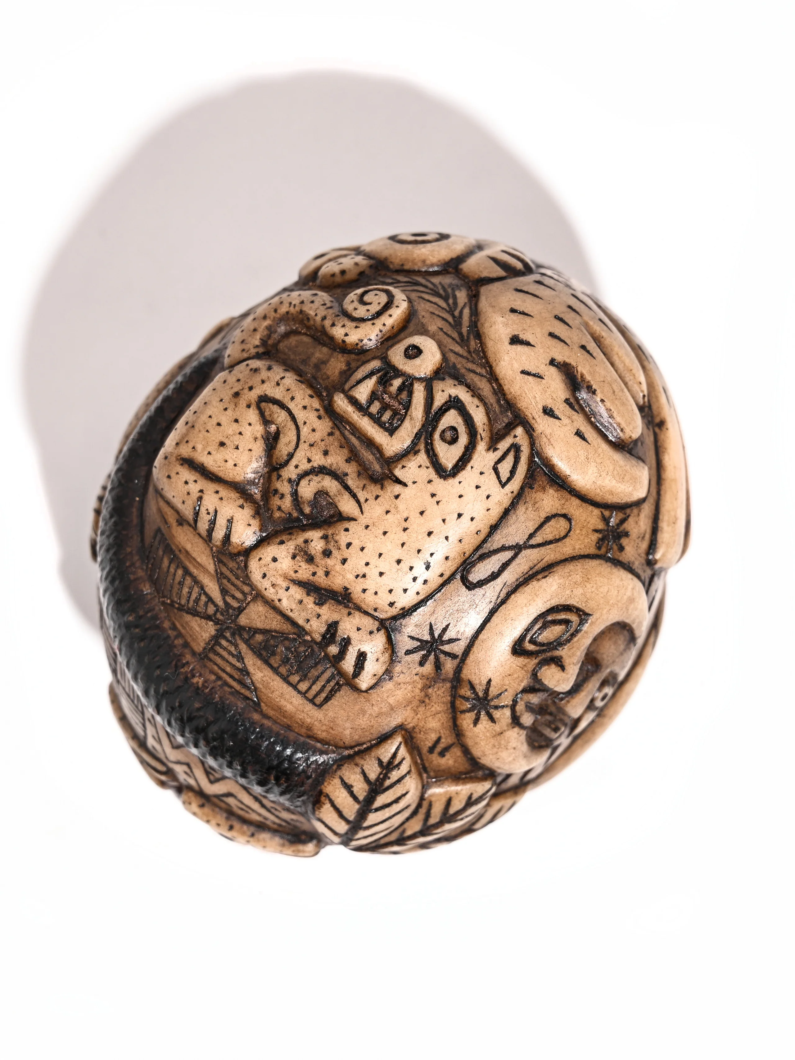 Andean Mother Egg Stone Carving - Image 6