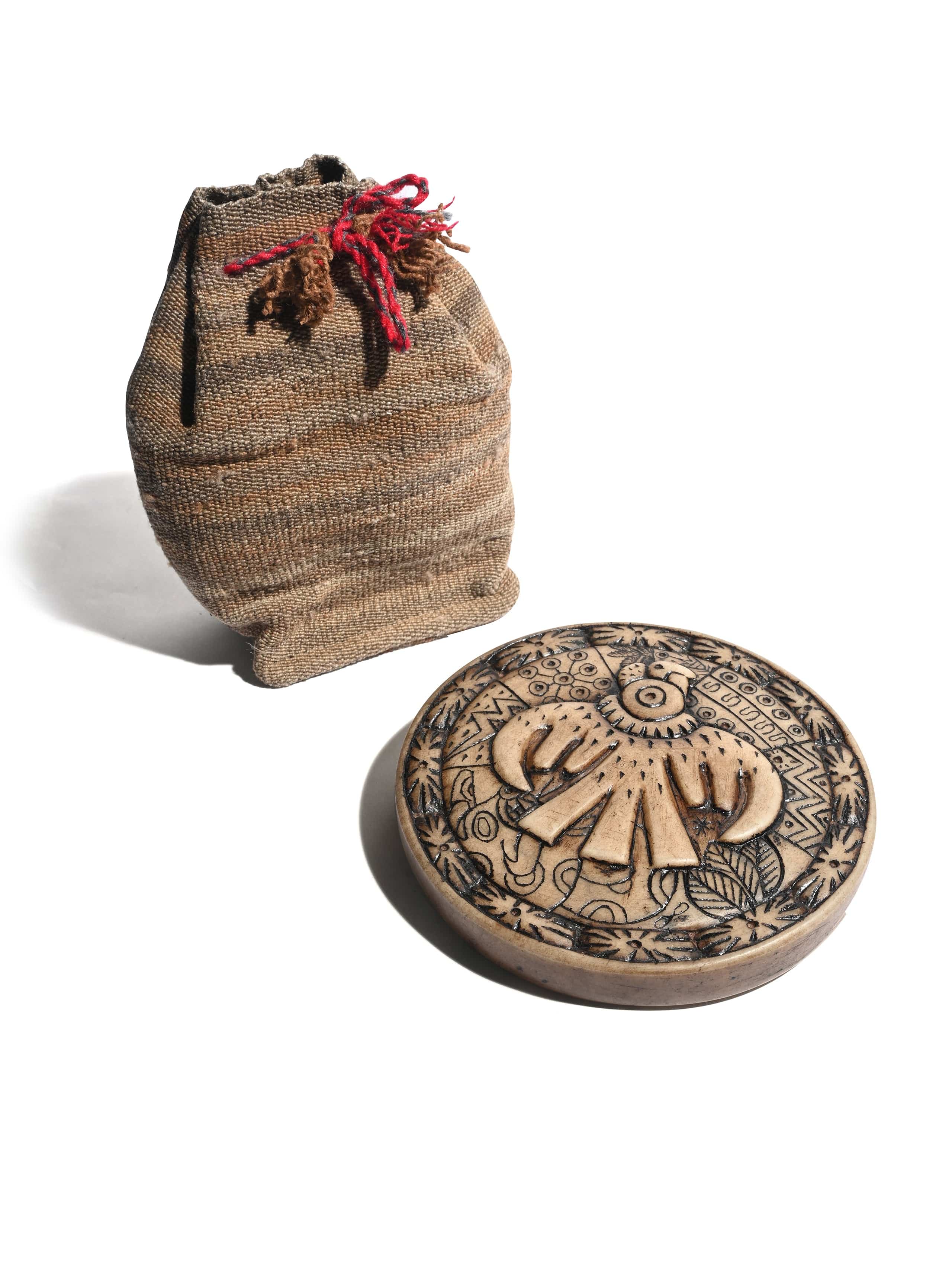Andean Symbology Tile - Condor - Round - Image 2