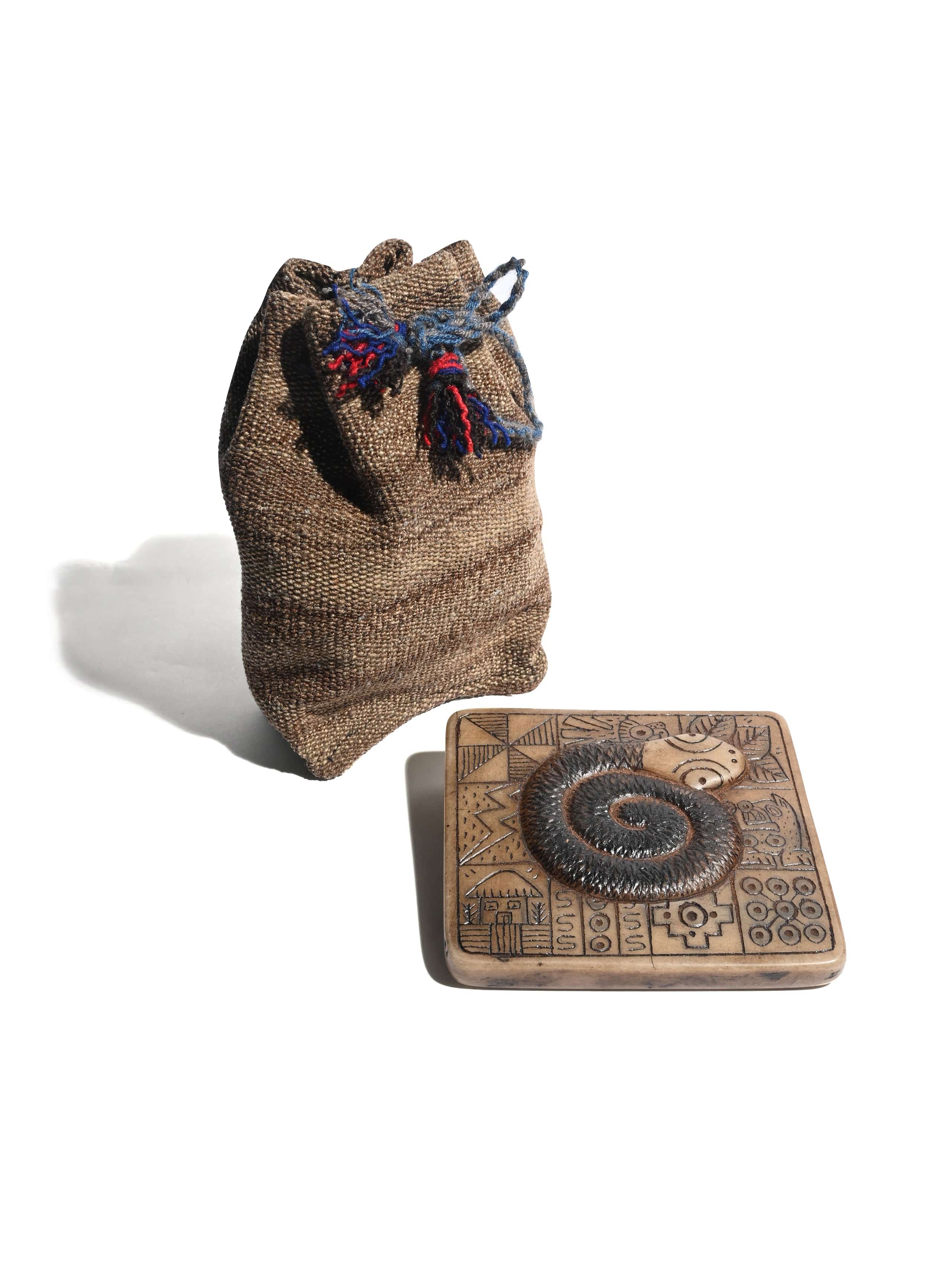 Andean Symbology Tile - Serpent - Square - Image 2