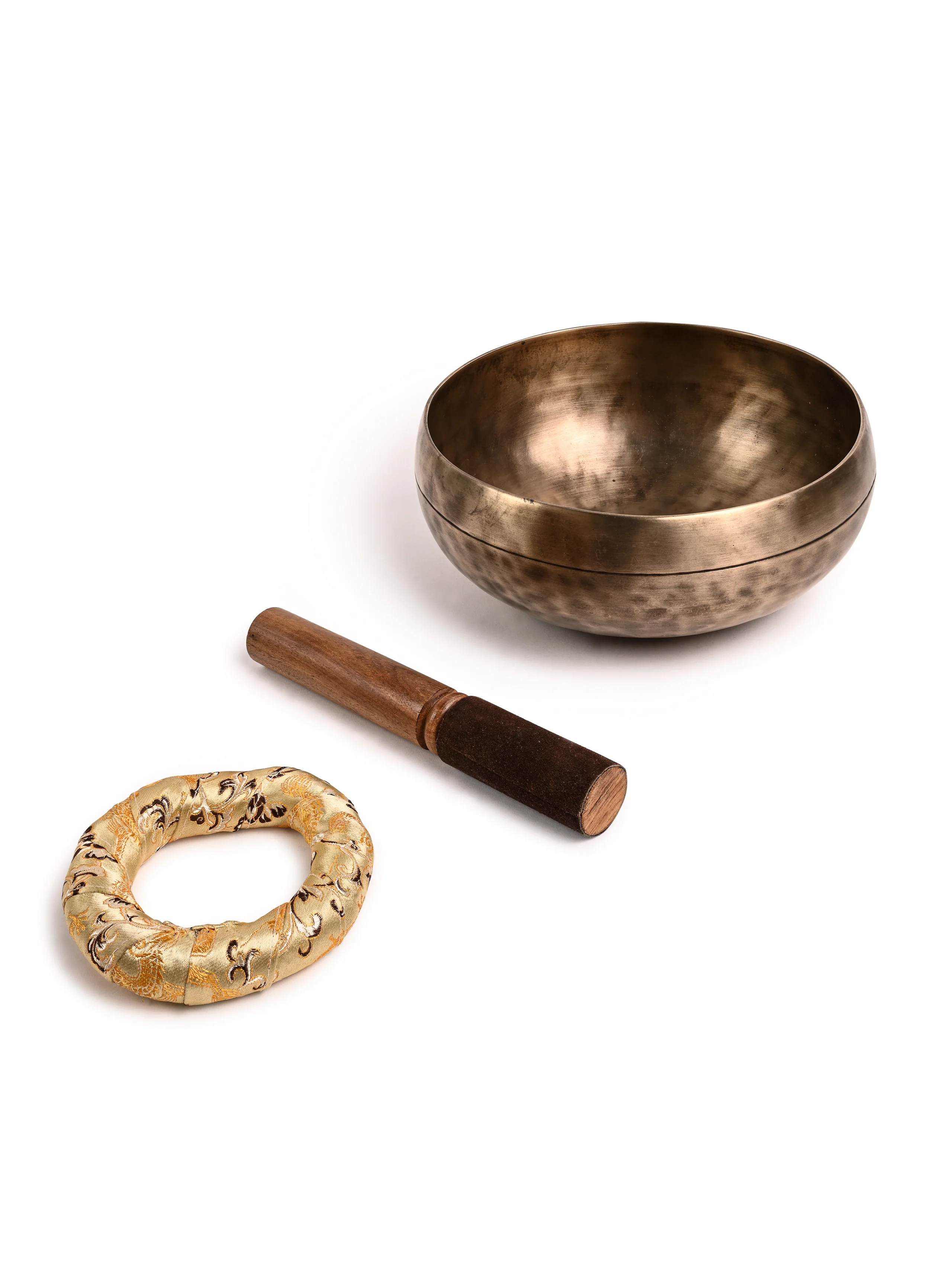 Antique Finish Tibetan Healing Grade Singing Bowl - Image 5