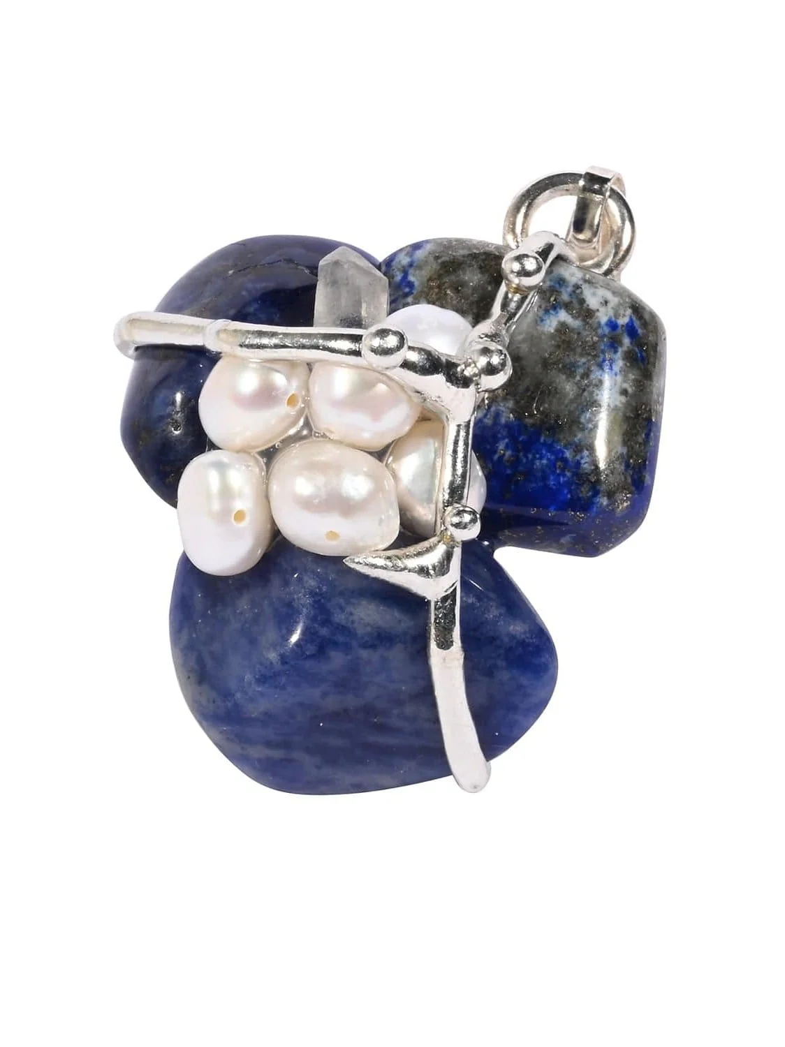 Archangel Michael Gemstone Amulet Pendant - Image 3