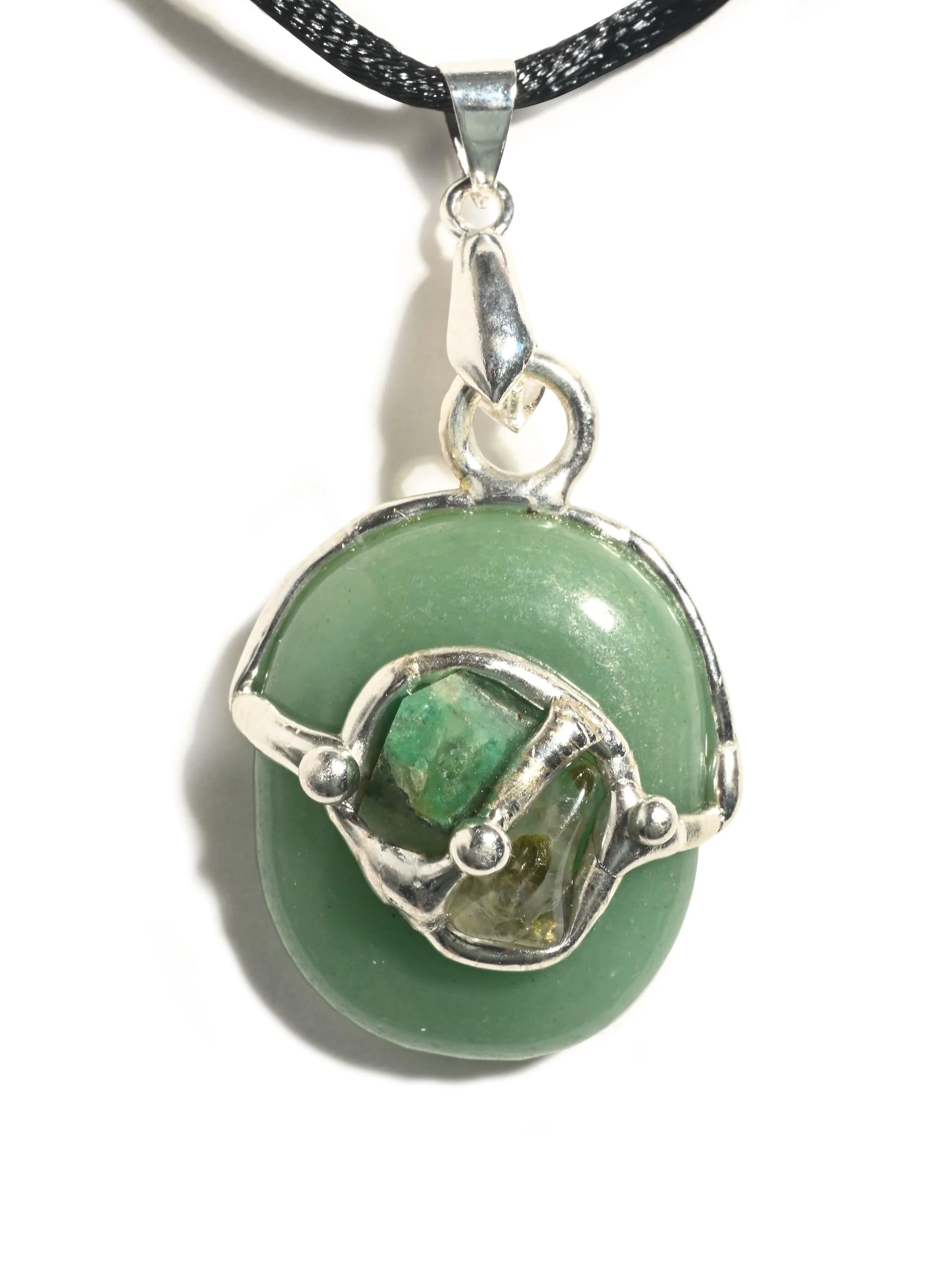 Archangel Raphael Gem Drop Pendant - Image 2