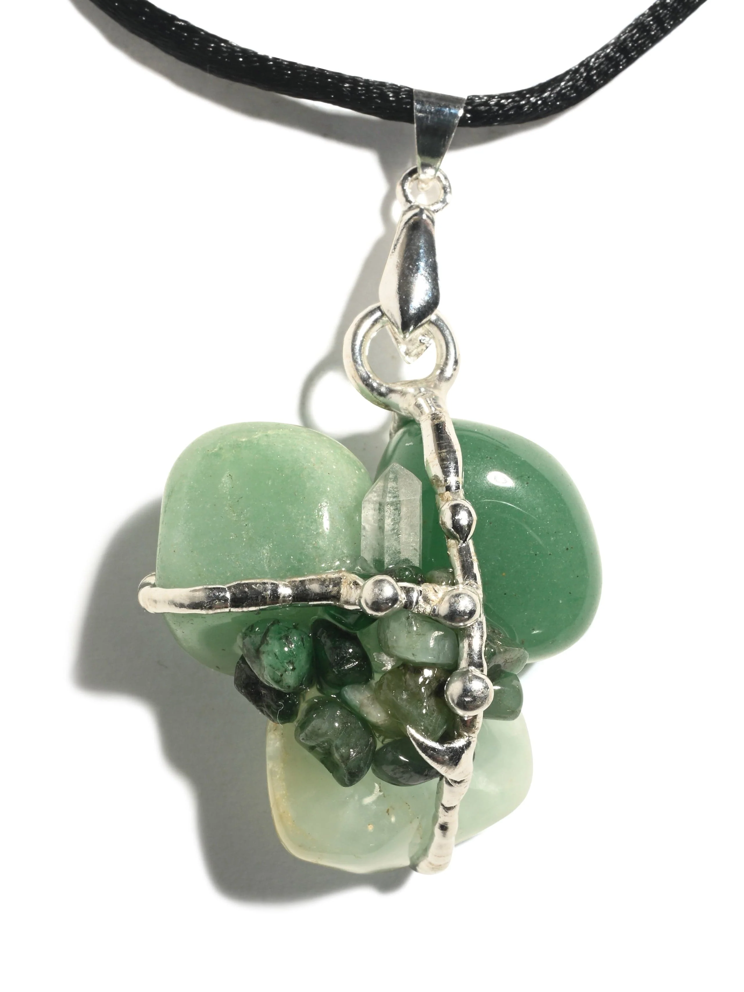 Archangel Raphael Gemstone Amulet Pendant - Image 2