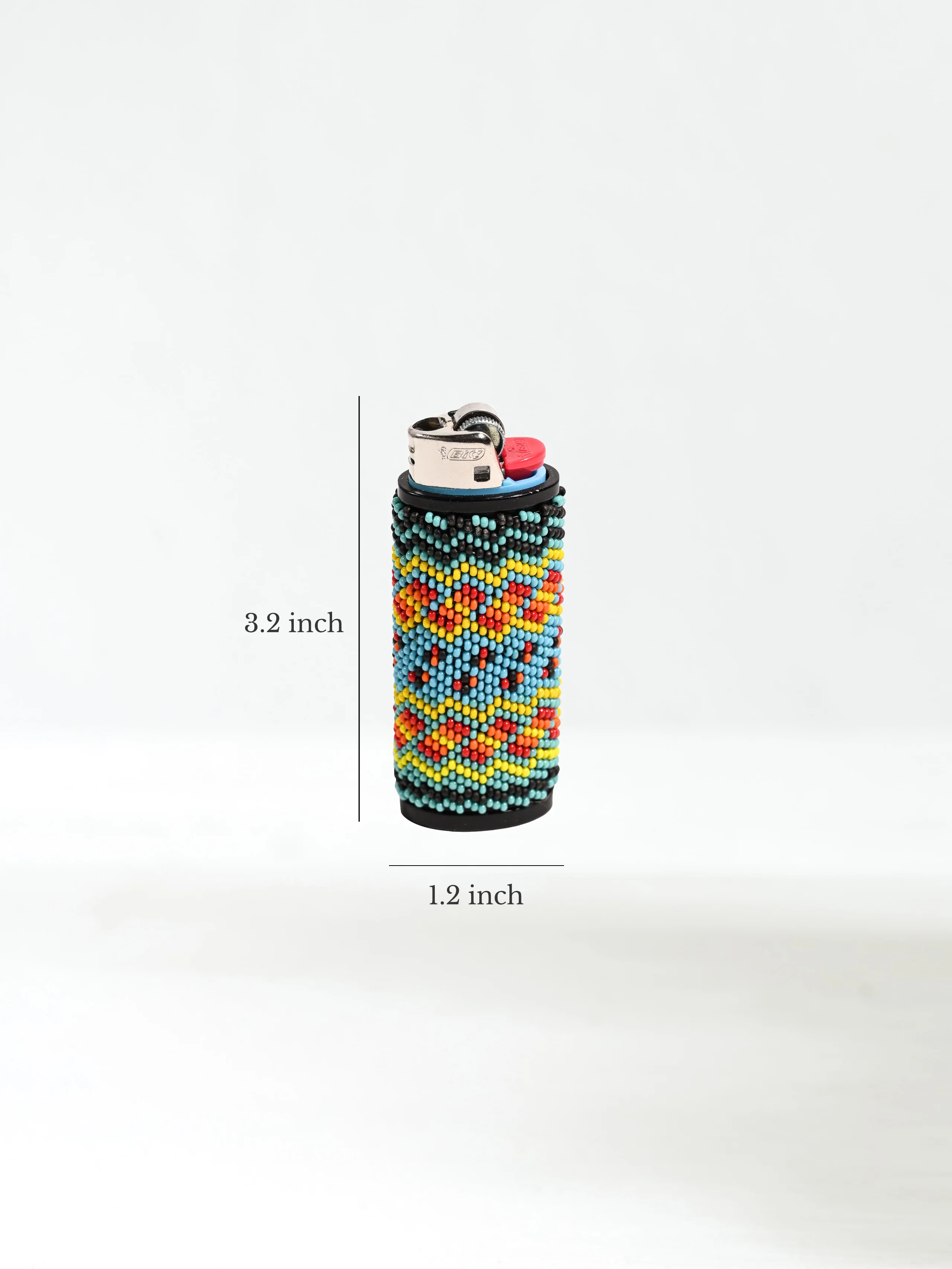 Artisan Hand-beaded Lighter Case - Image 10