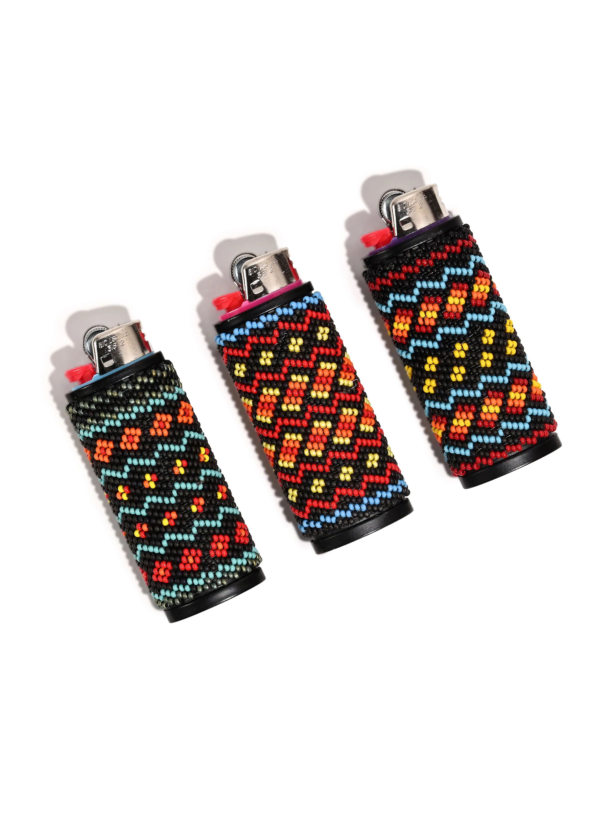 Artisan Hand-beaded Lighter Case - Image 3