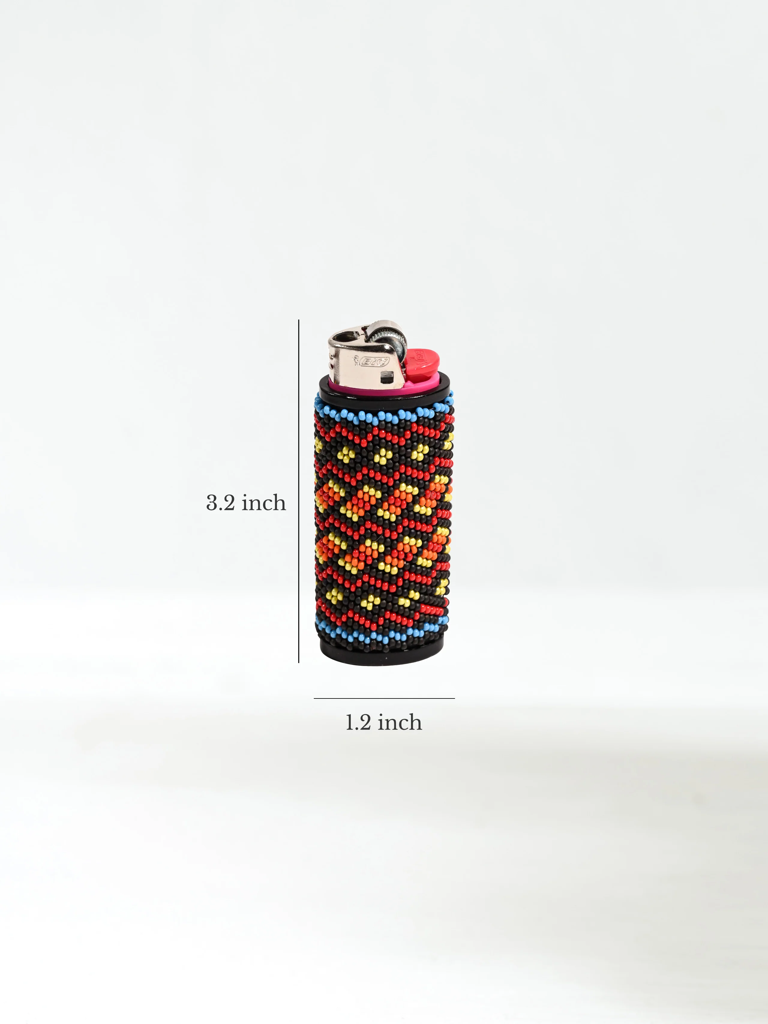 Artisan Hand-beaded Lighter Case - Image 5