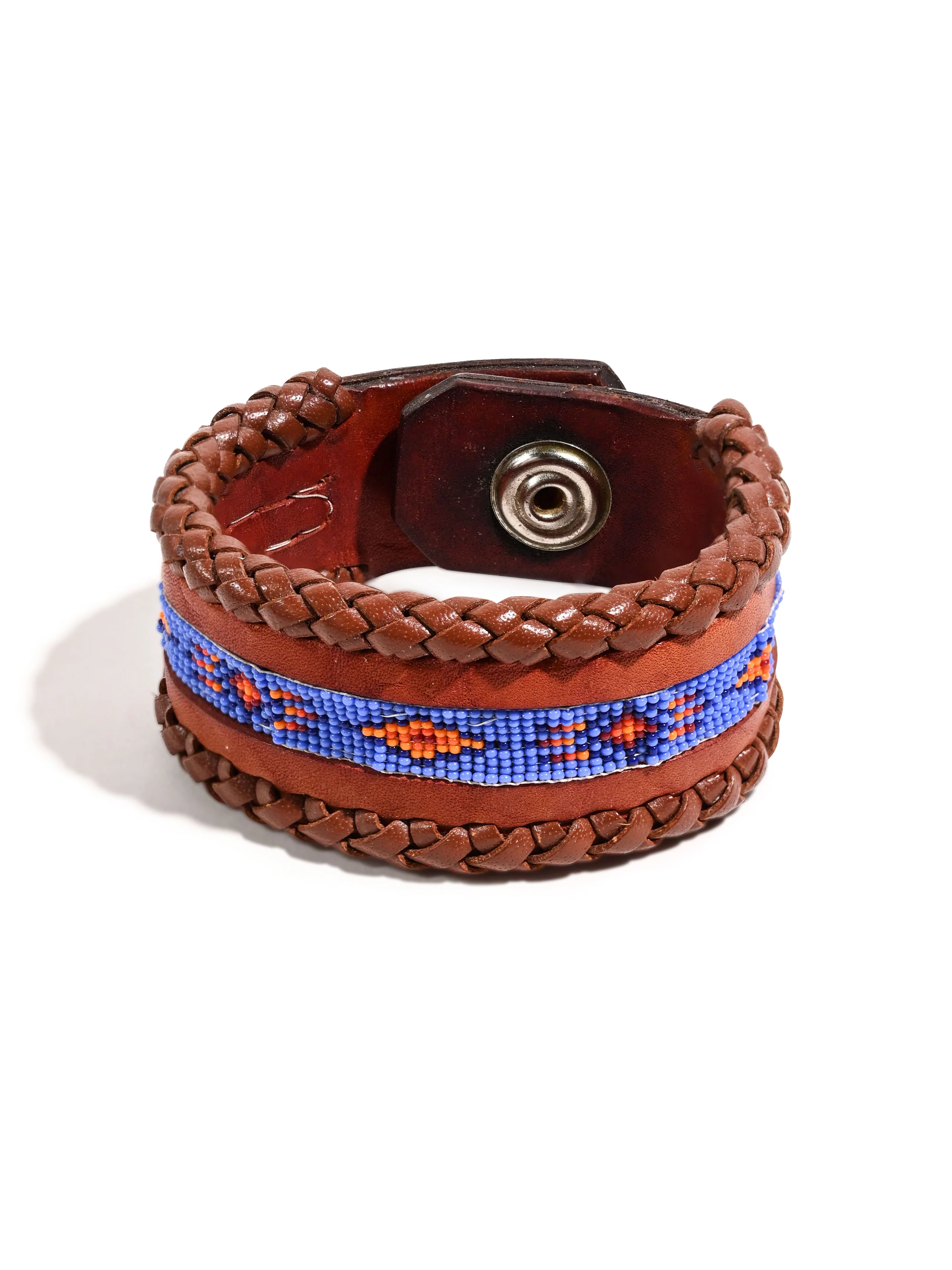 Artisan Leather Cuff Bracelet