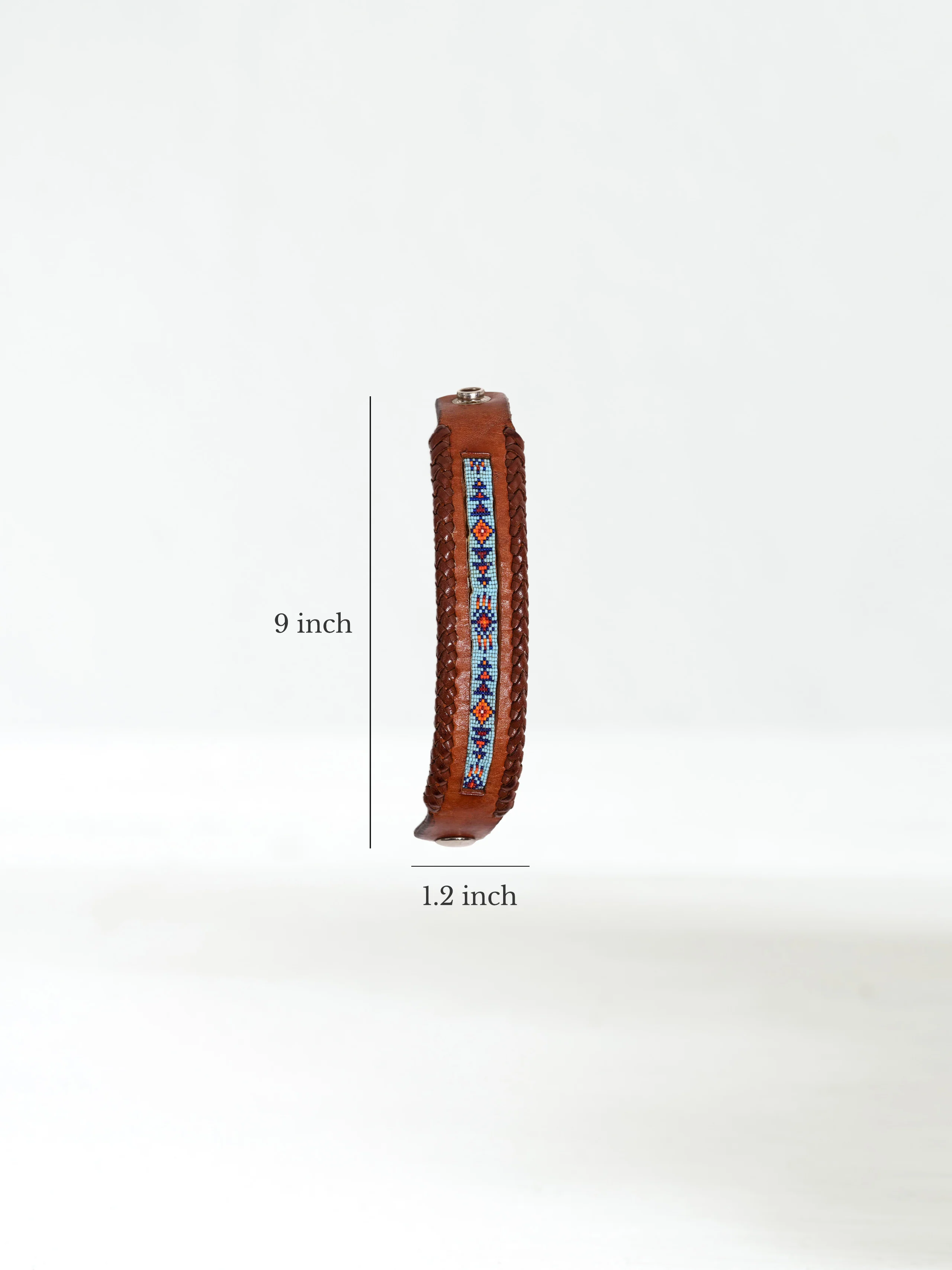 Artisan Leather Cuff Bracelet - Image 12