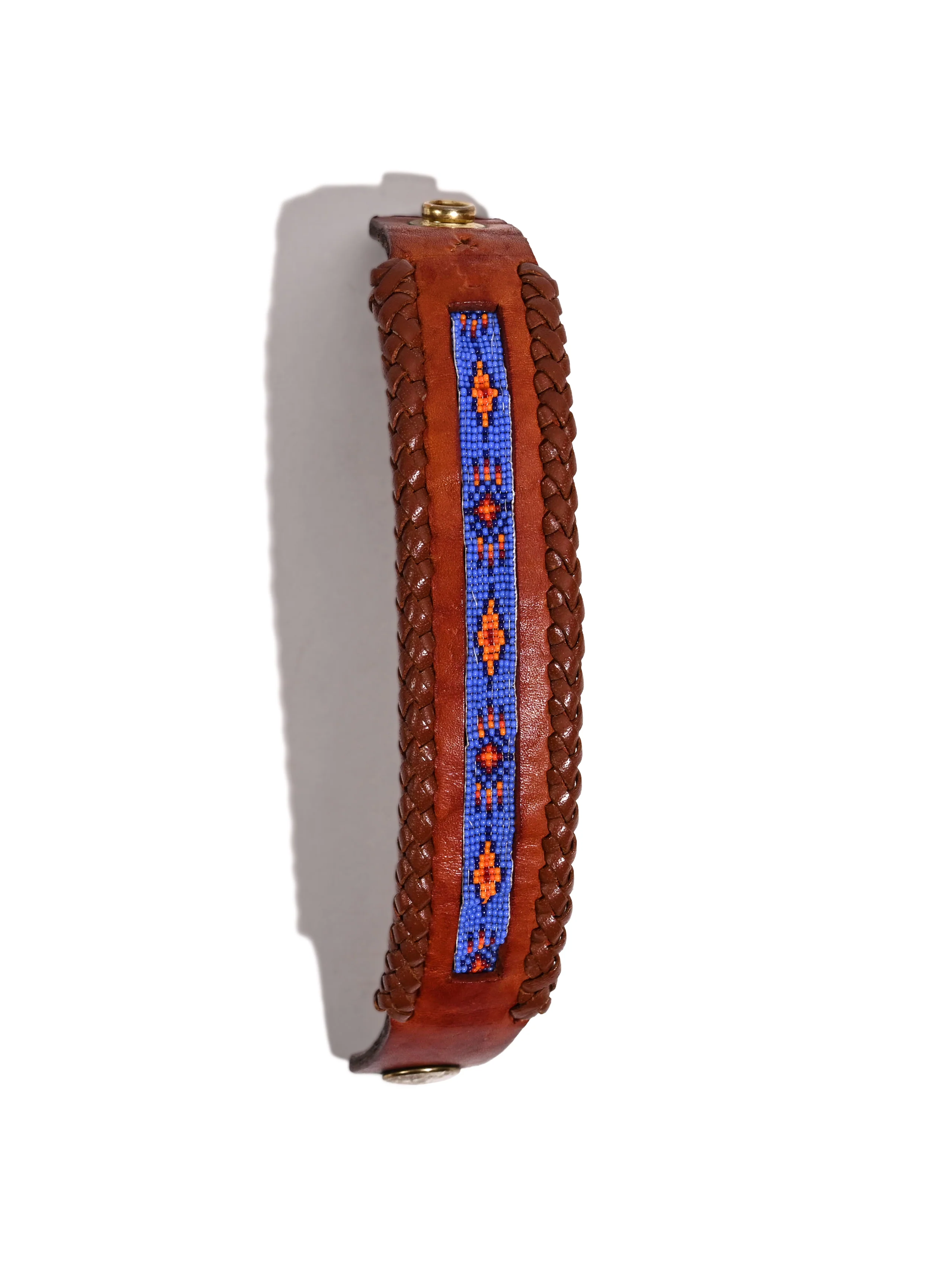 Artisan Leather Cuff Bracelet - Image 5