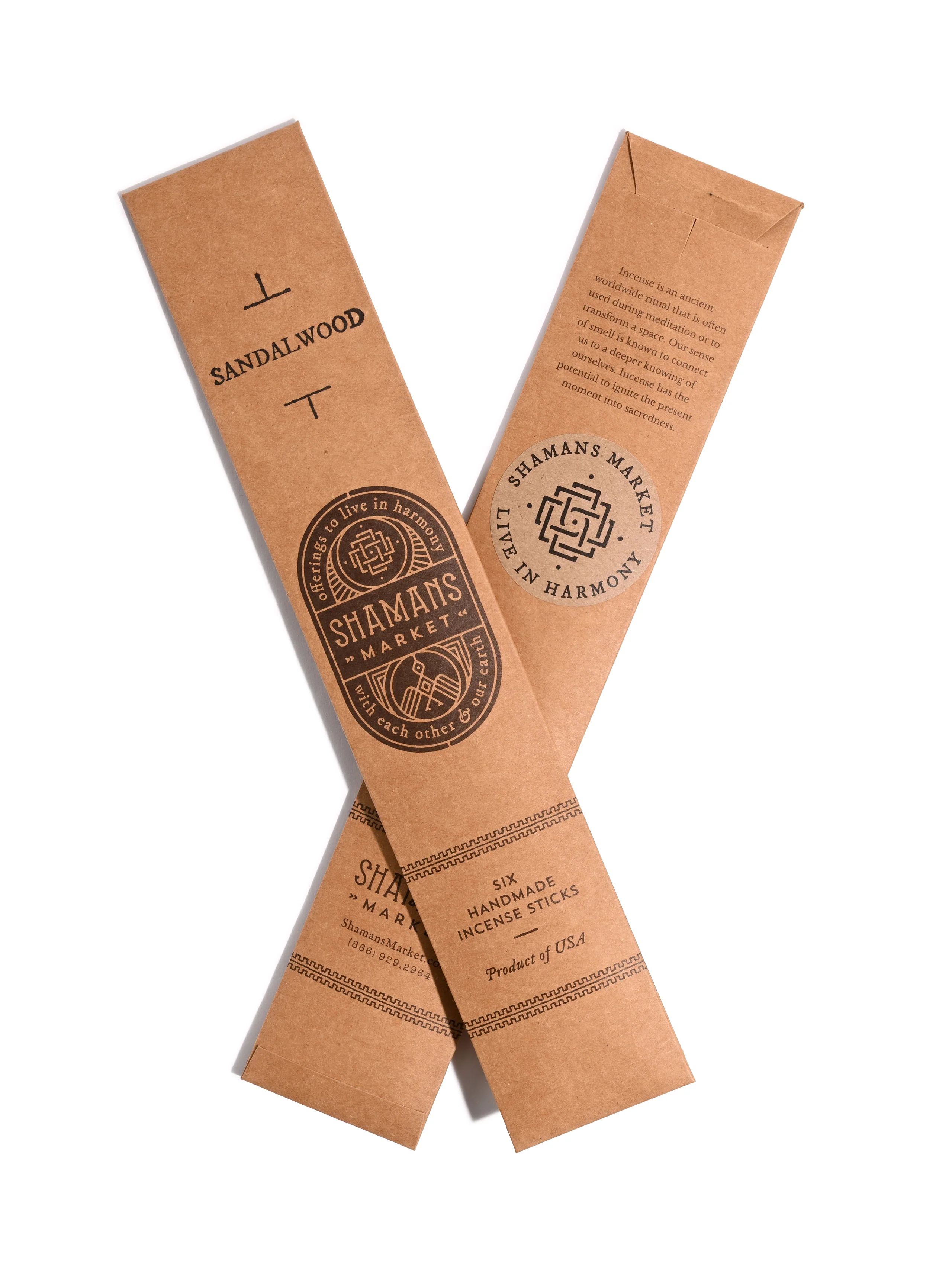 Artisan Sandalwood Powder Incense Sticks