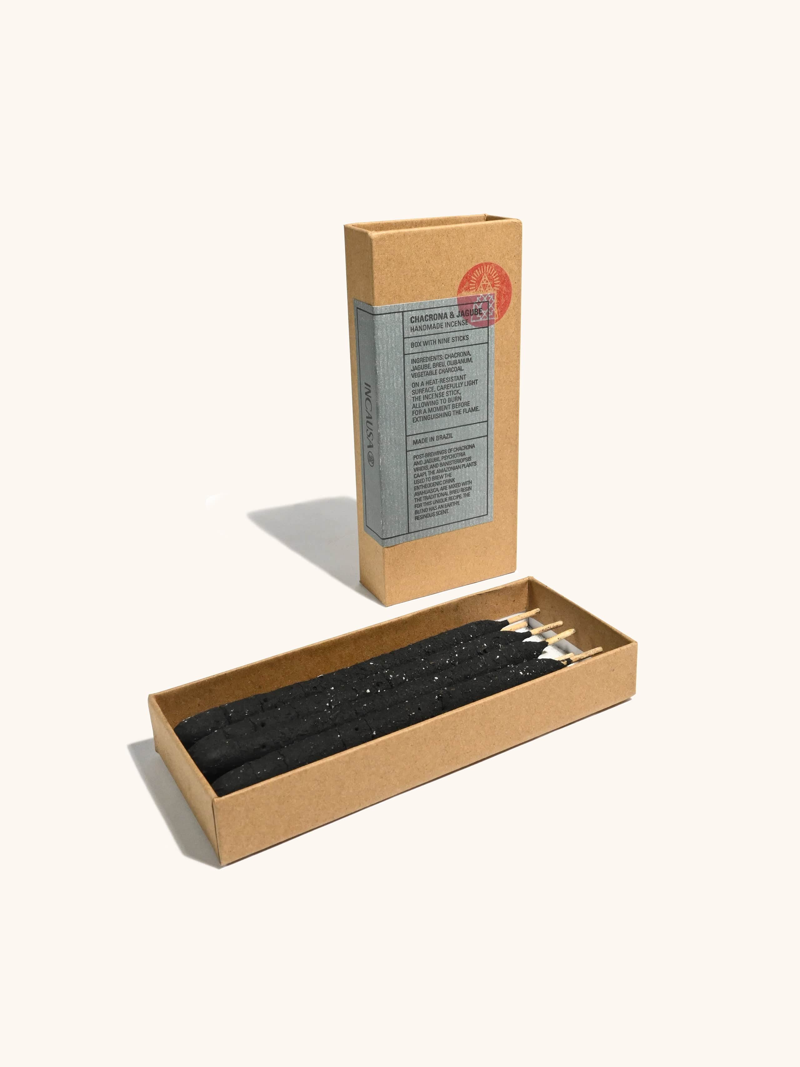 Artisanal Breu Resin - Chacrona & Jagube Blend Incense Sticks