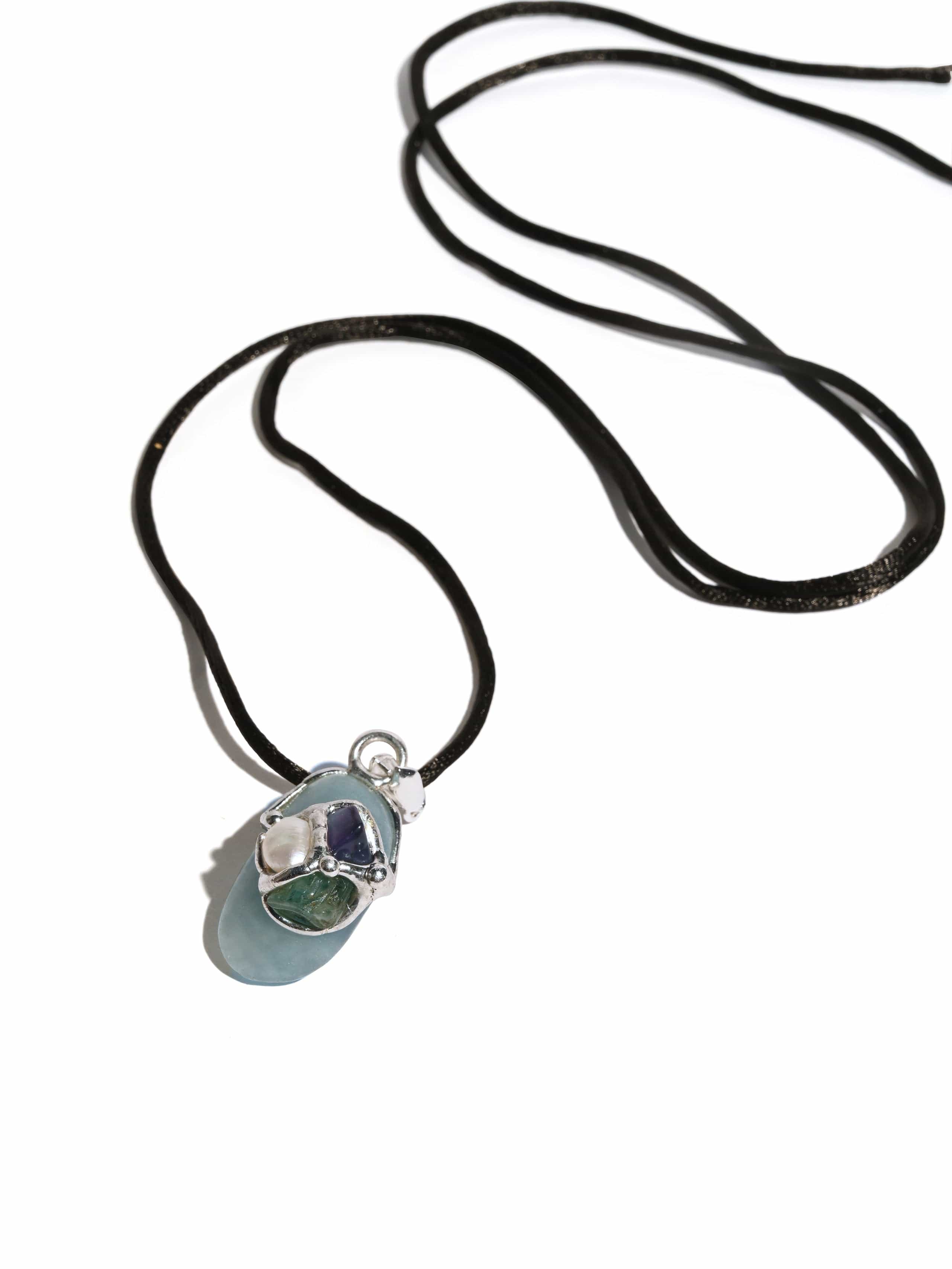 Ask, Believe, Receive Gem Drop Pendant - Image 3