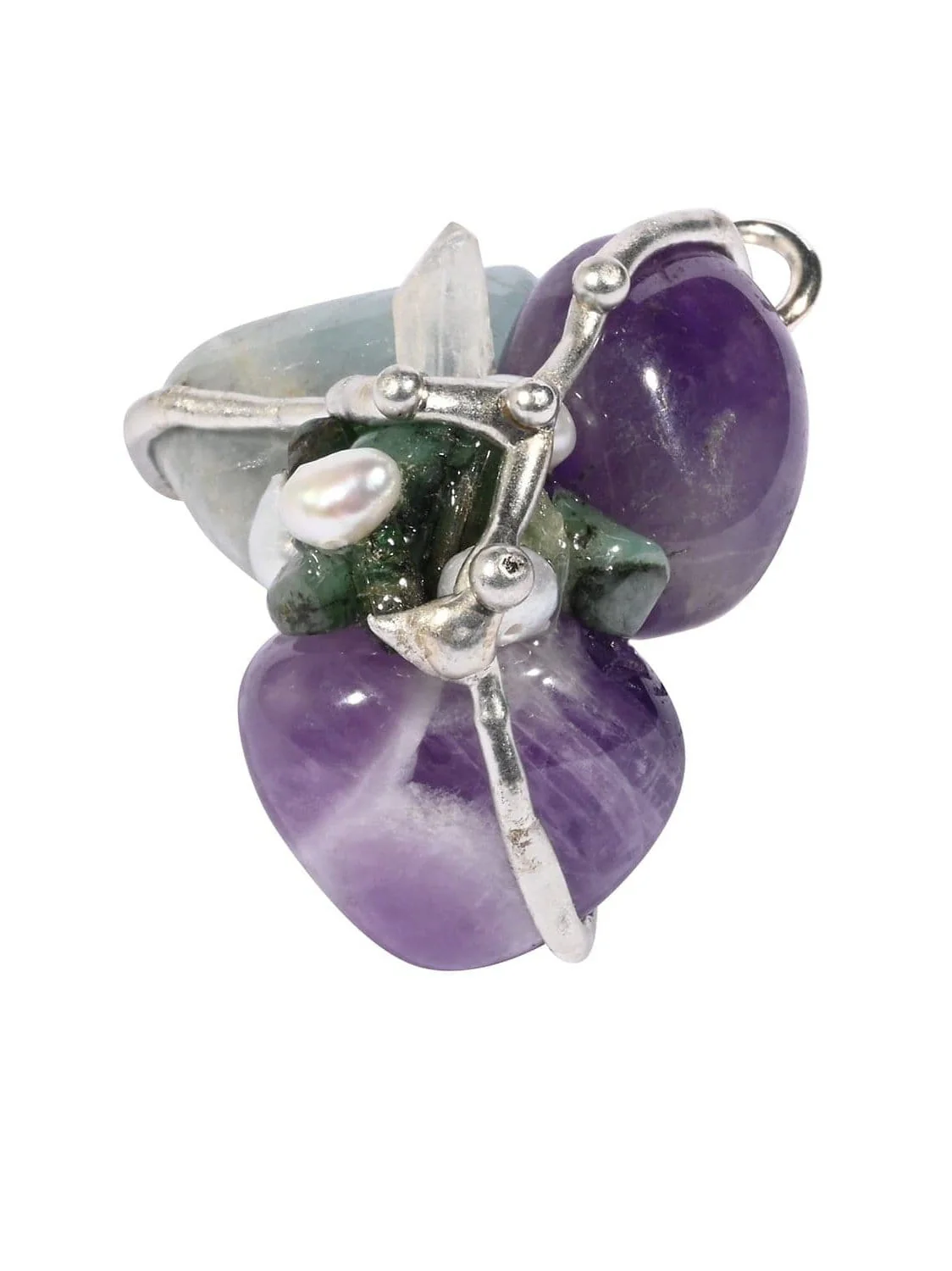 Ask, Believe, Receive Gemstone Amulet Pendant - Image 3