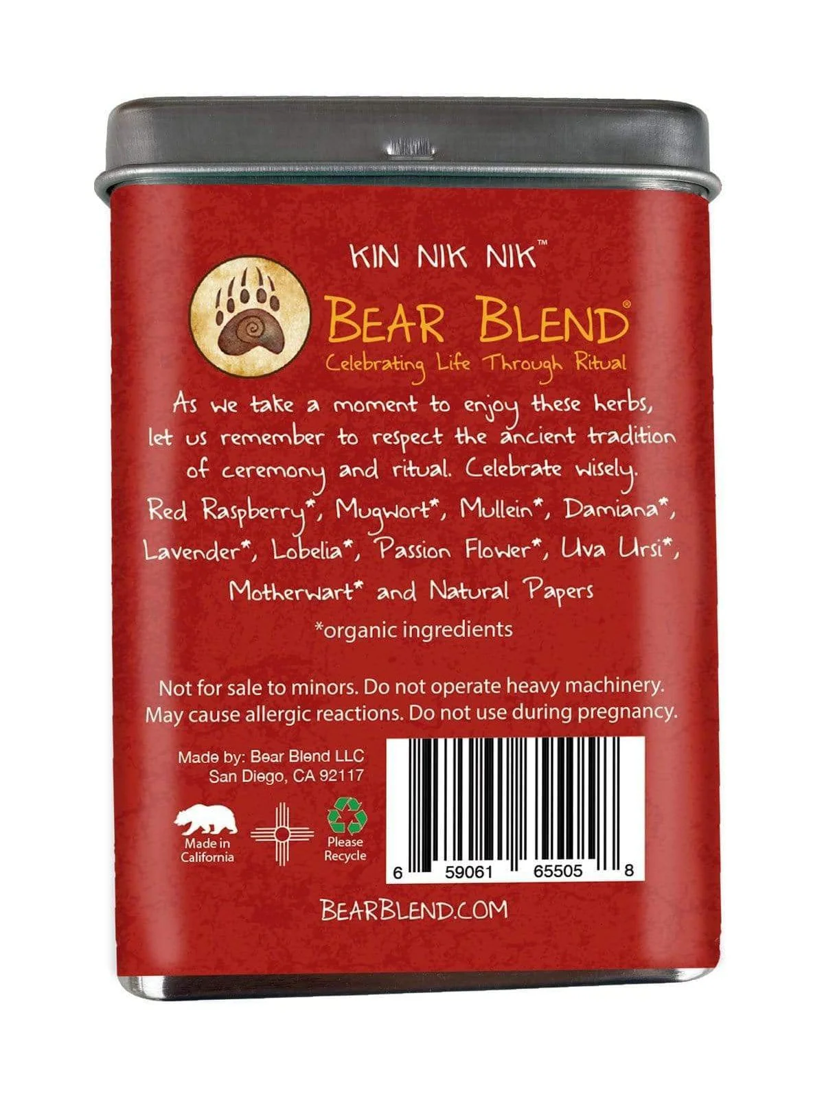 Bear Blend Organic Smoke Blend - Kin Nik Nik - Image 5