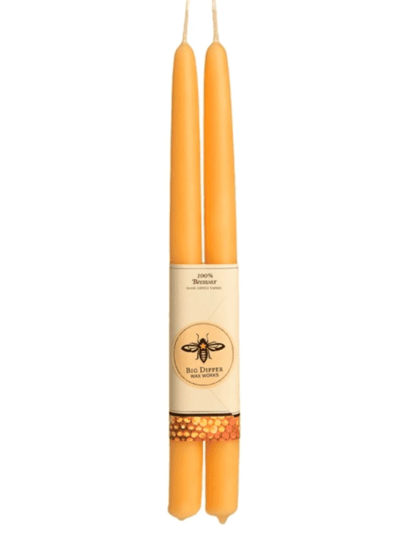 Beeswax Hand Dipped 12" Tapers - Image 9