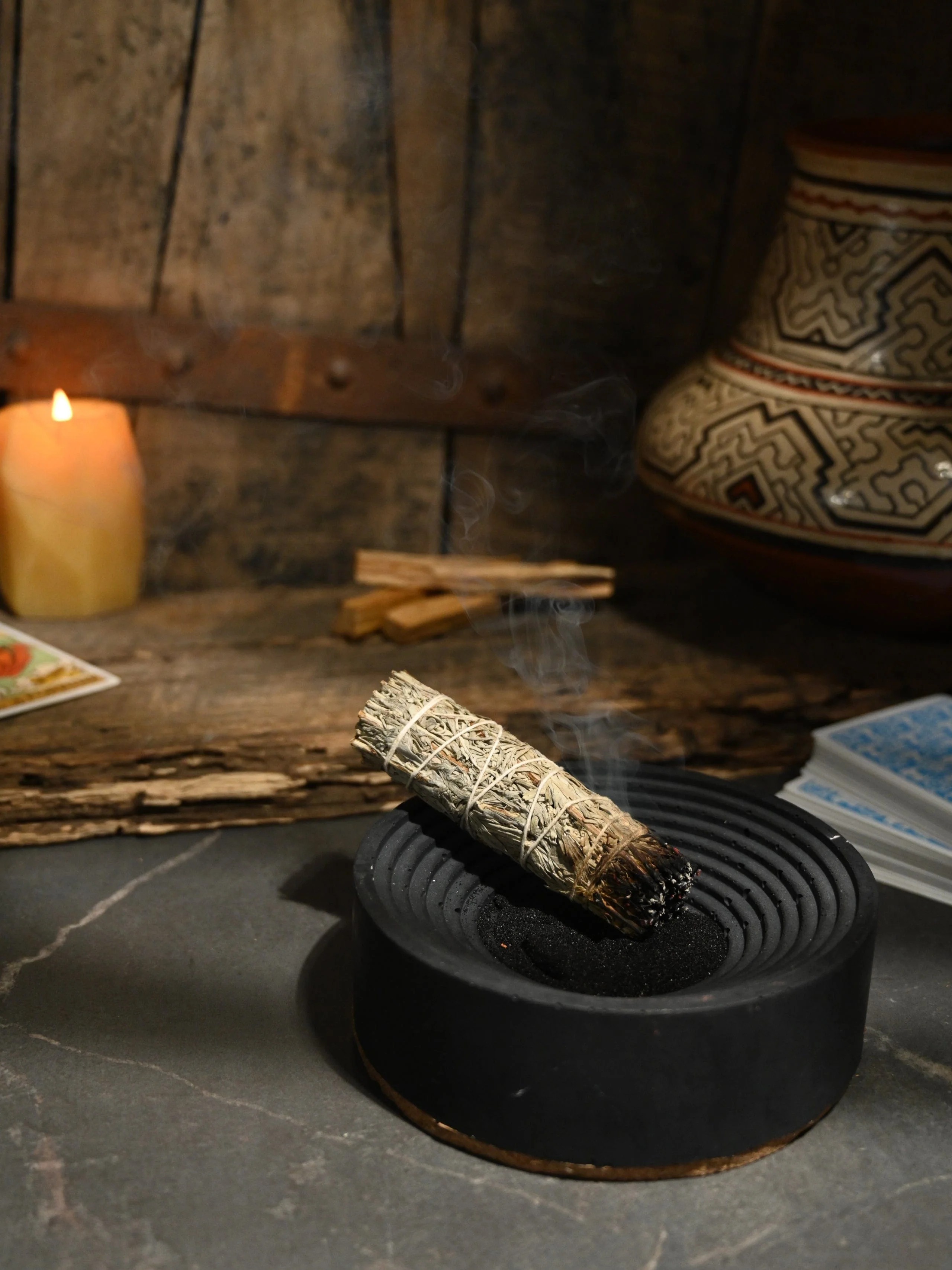 Blue Sage Smudge Stick - 4.5 inch - Image 2