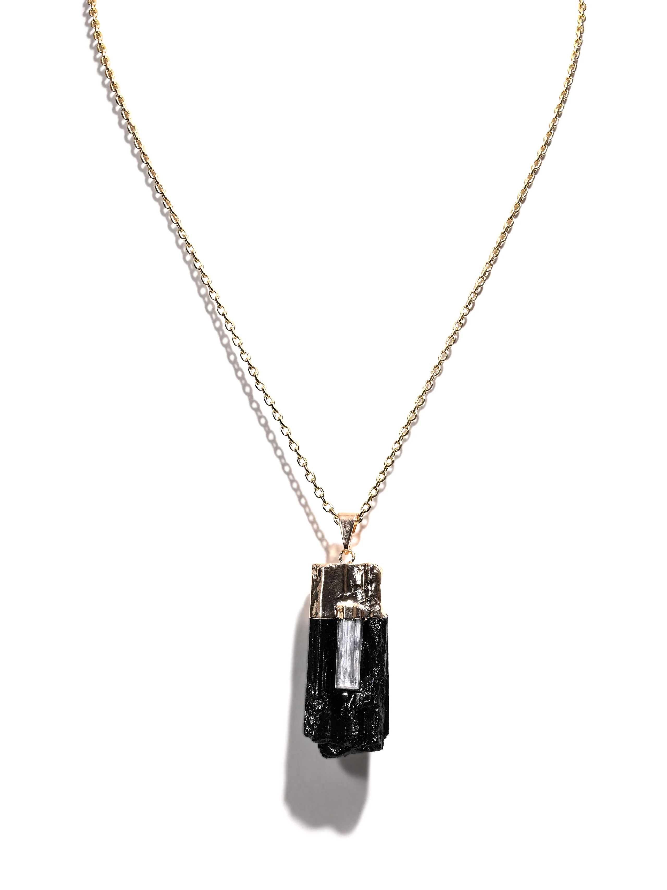 Bodyguard - Black Tourmaline & Selenite Pendant - Image 5