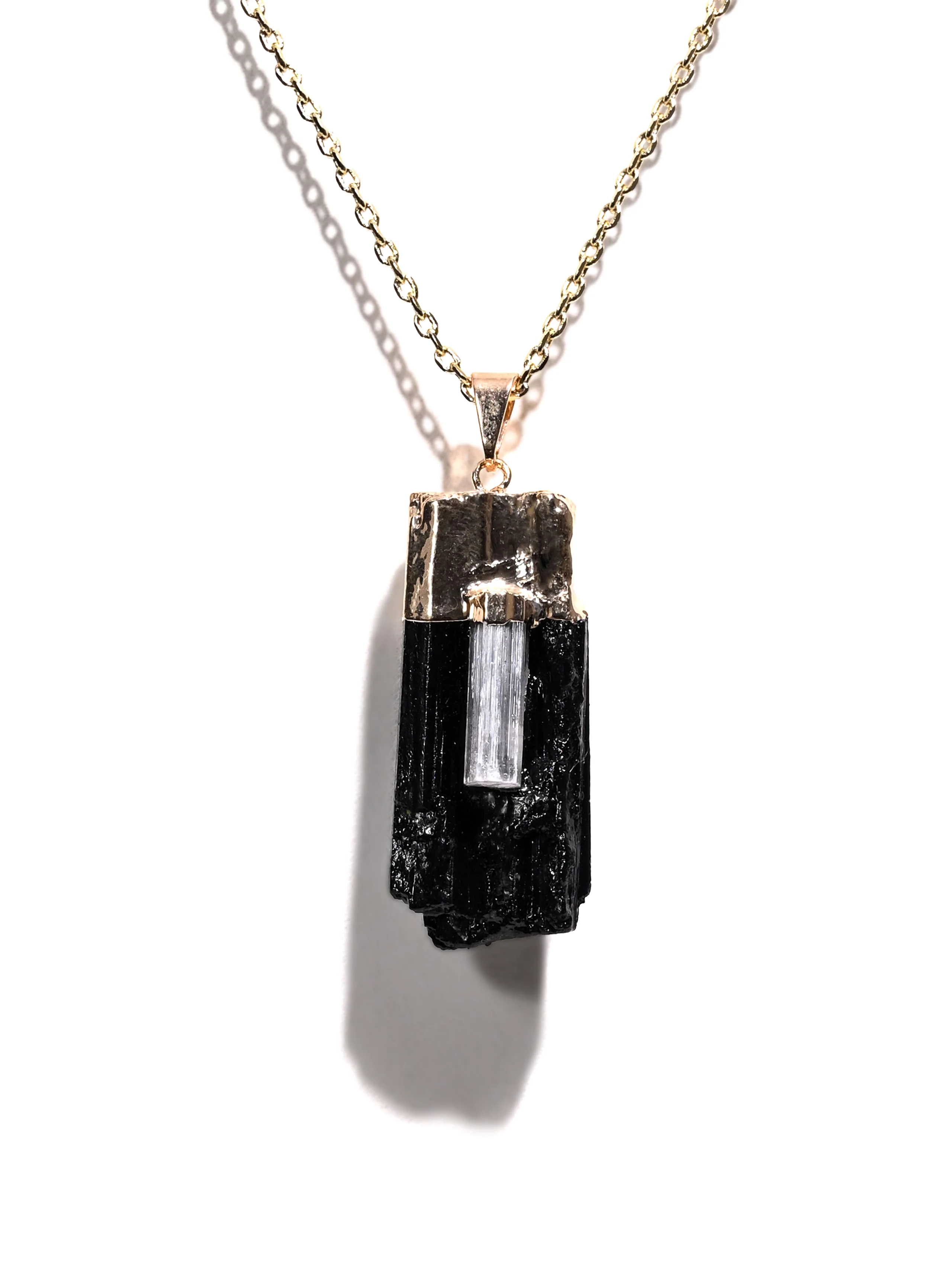 Bodyguard - Black Tourmaline & Selenite Pendant - Image 7