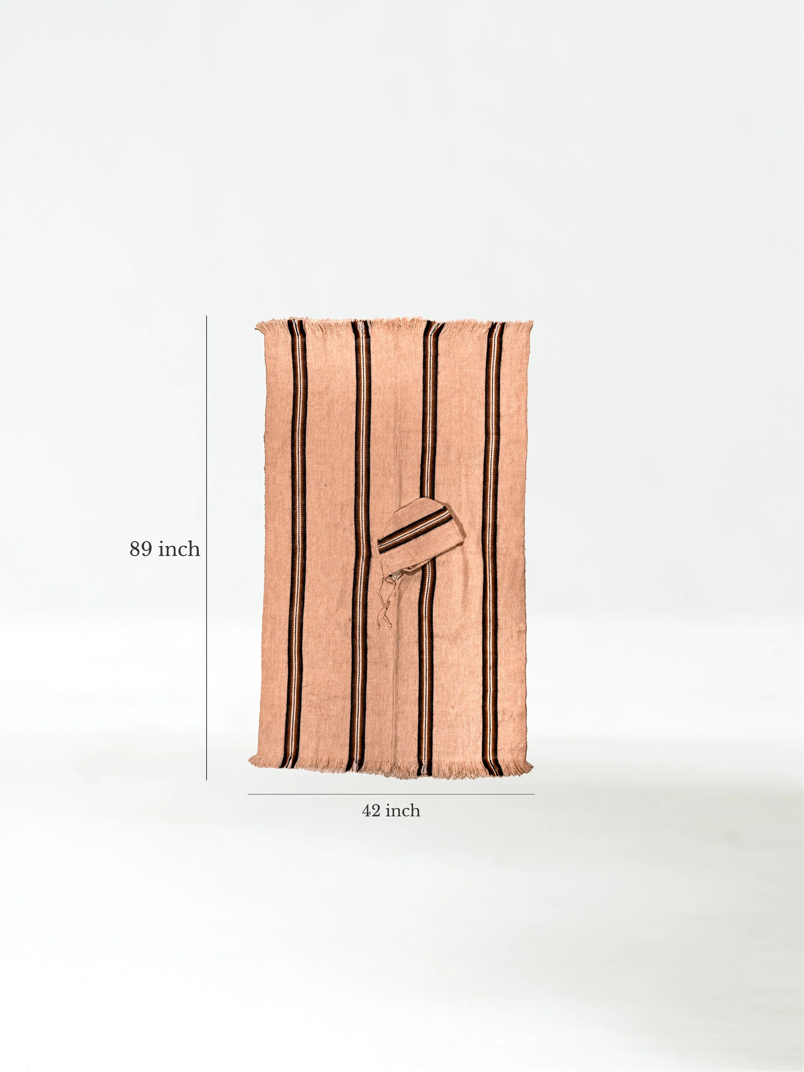 Bolivian "Illimani" Poncho with Hood - Image 19