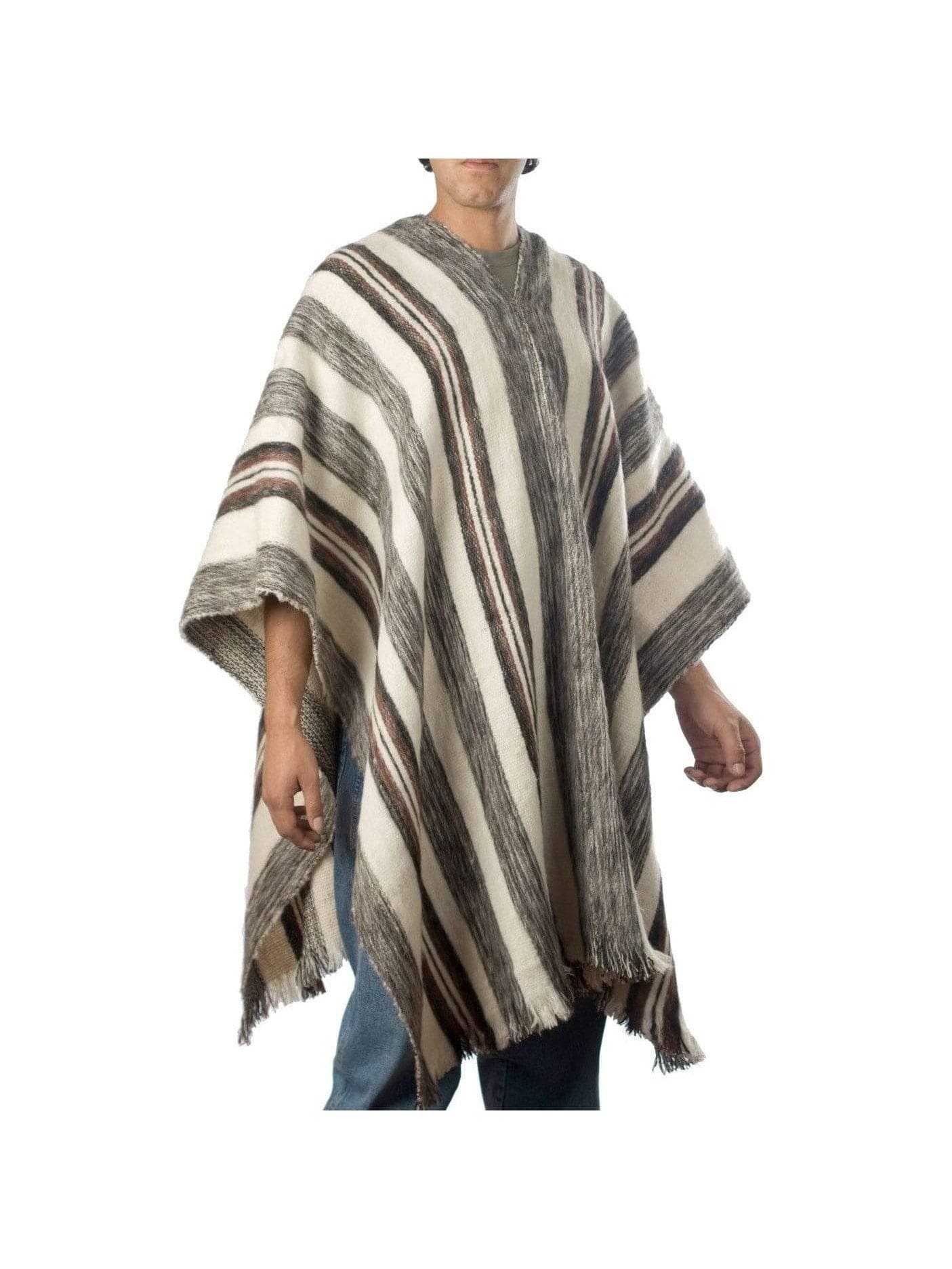 Bolivian "Uyuni" Wool Poncho - Image 2