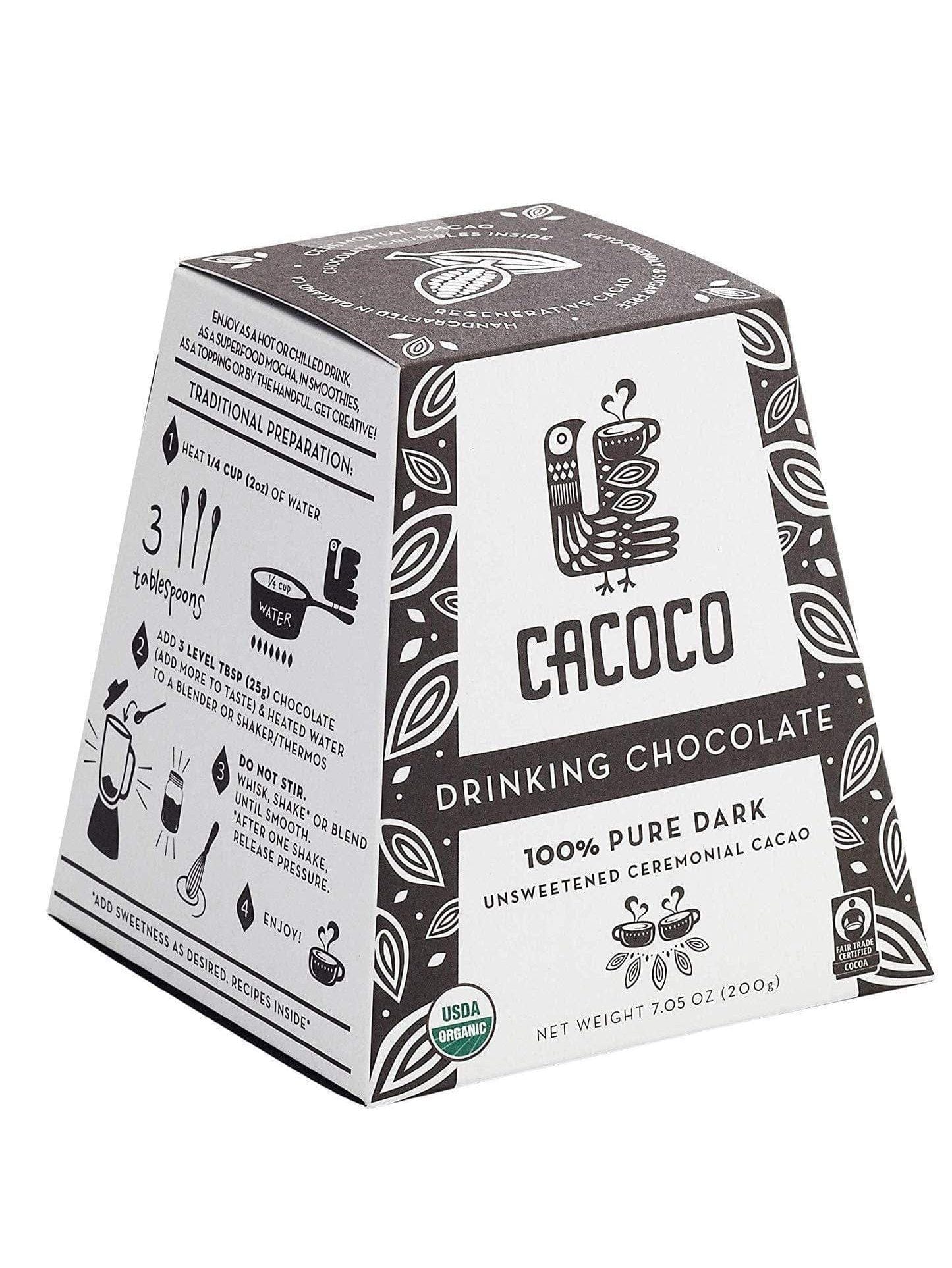 Cacoco Ceremonial Drinking Chocolate - 100% Pure Dark - Image 2
