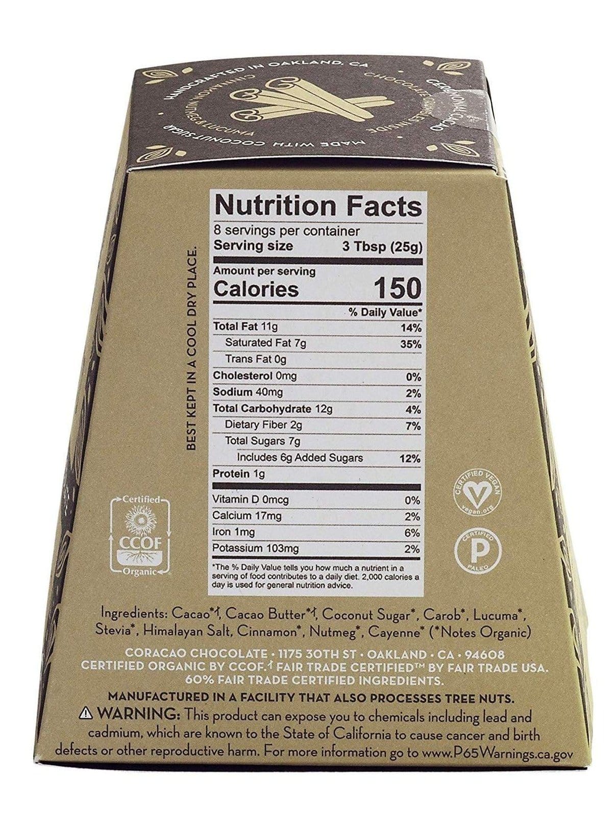 Cacoco Ceremonial Drinking Chocolate - 60% Rich Dark - Image 4