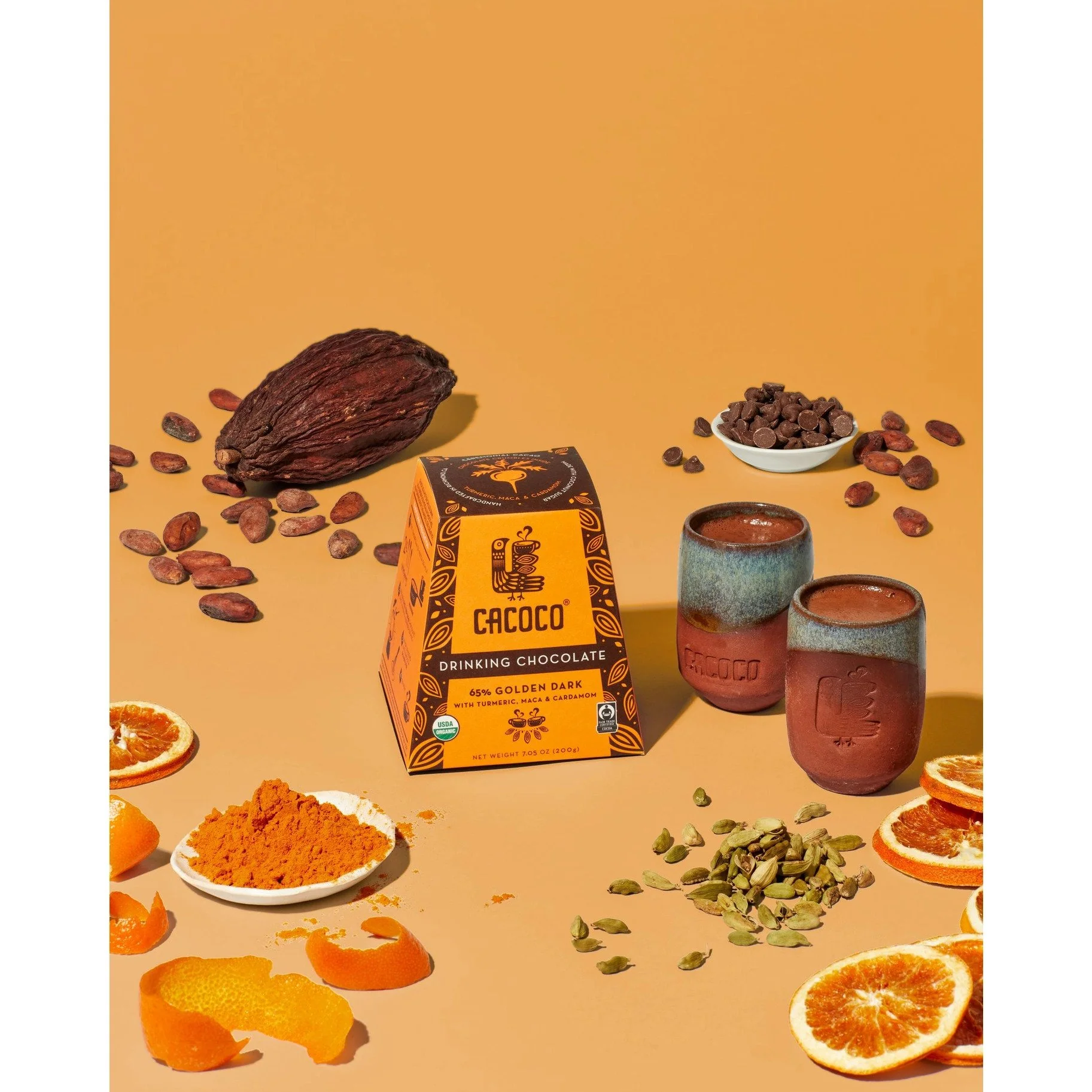 Cacoco Ceremonial Drinking Chocolate - 65% Golden Dark - Image 2