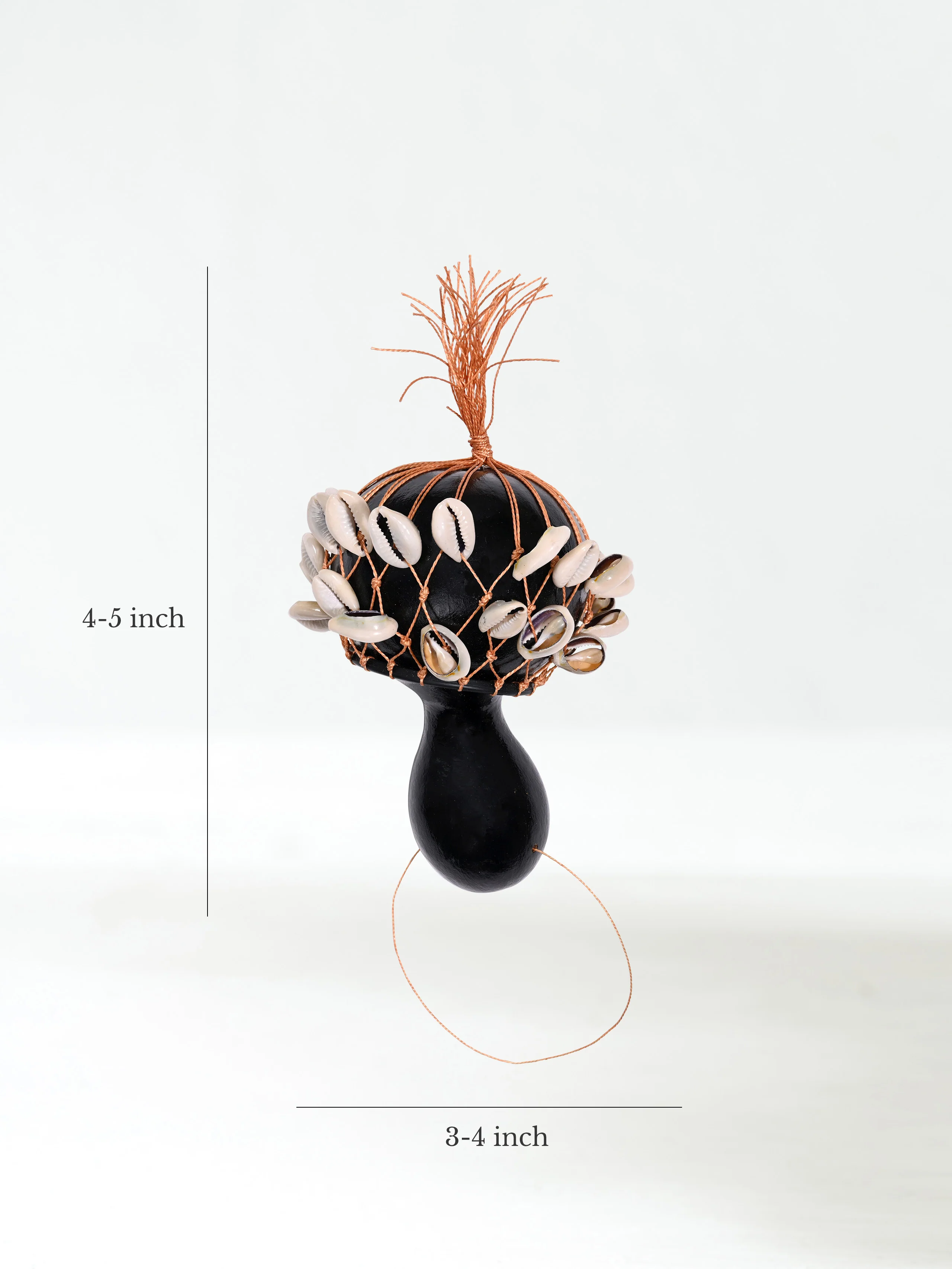 Calabash Gourd and Cowrie Shell Shaker - Image 3