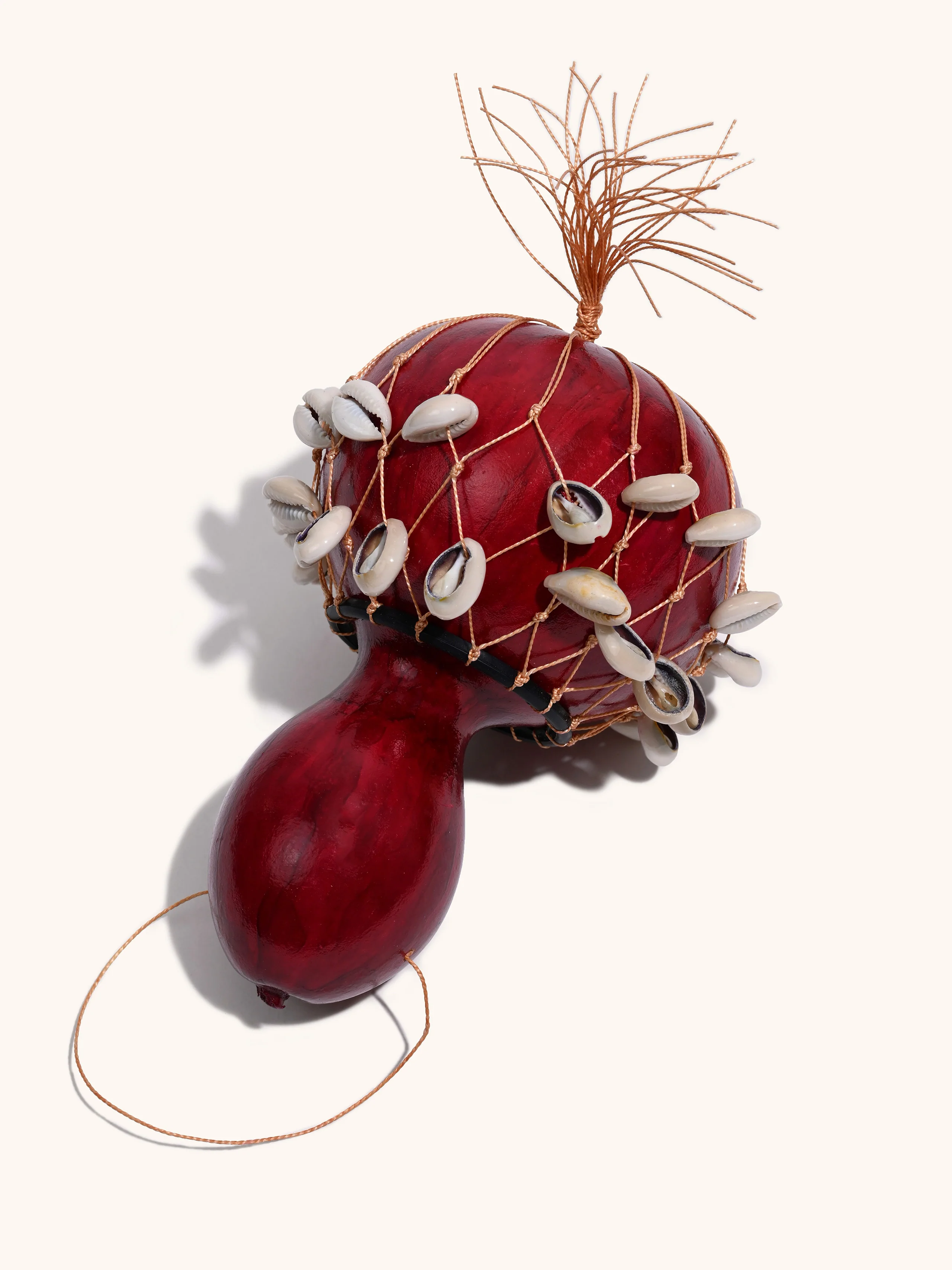 Calabash Gourd and Cowrie Shell Shaker - Image 4