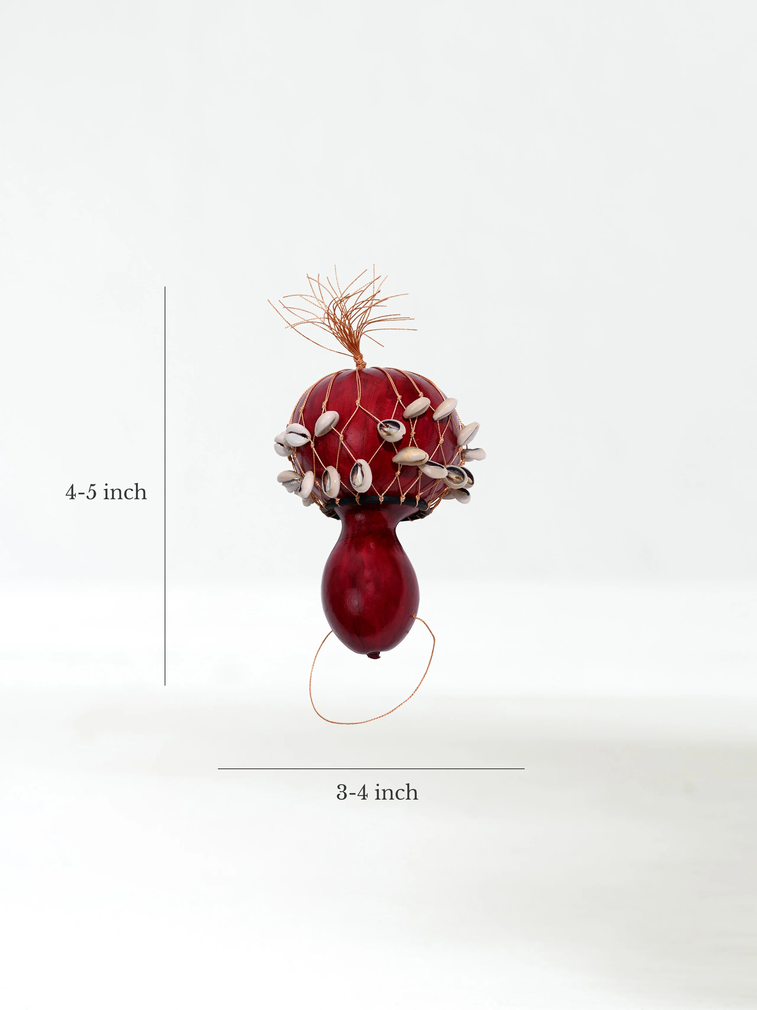 Calabash Gourd and Cowrie Shell Shaker - Image 6