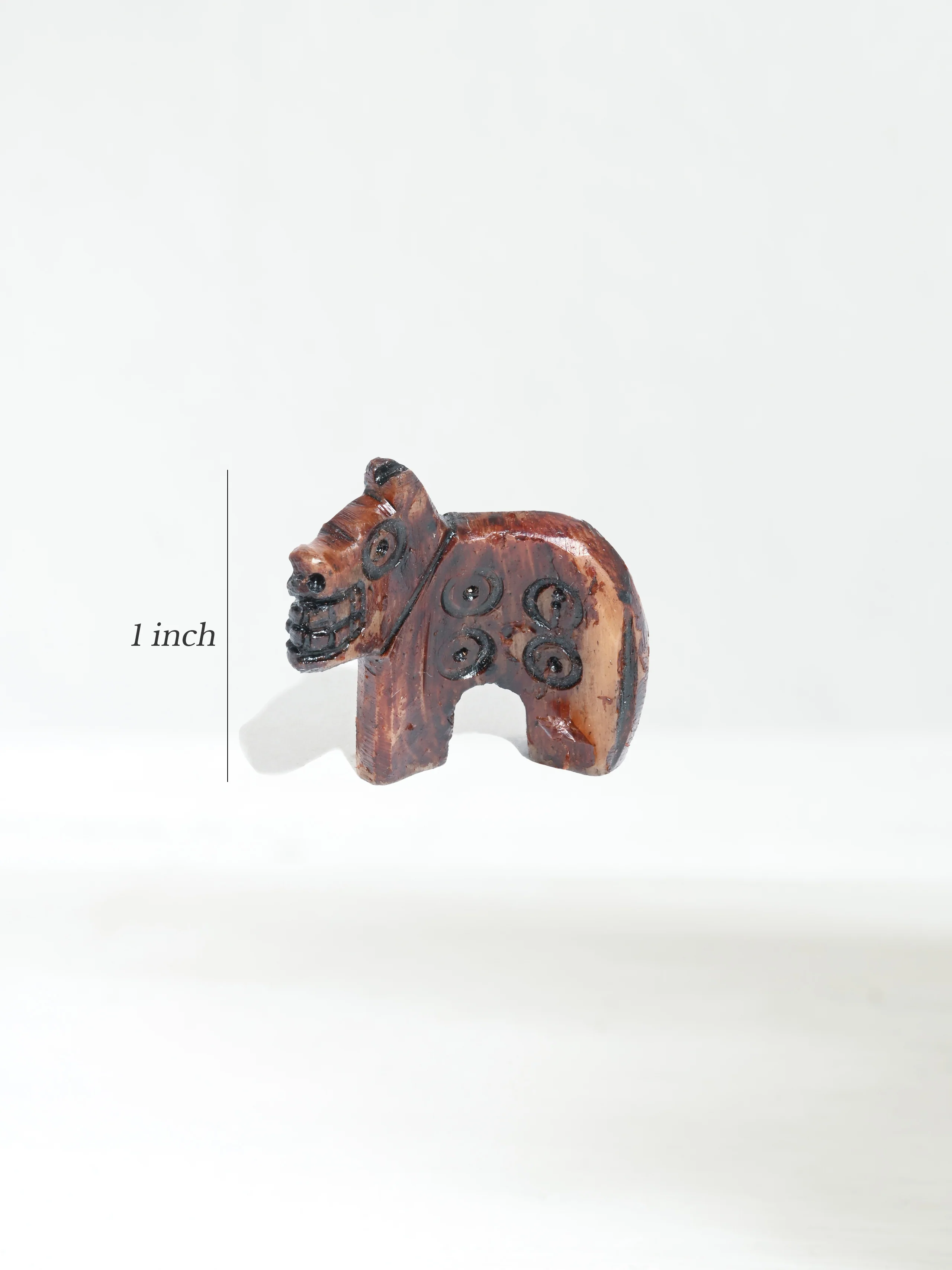 Carved Bone Jaguar Amulet - Image 4