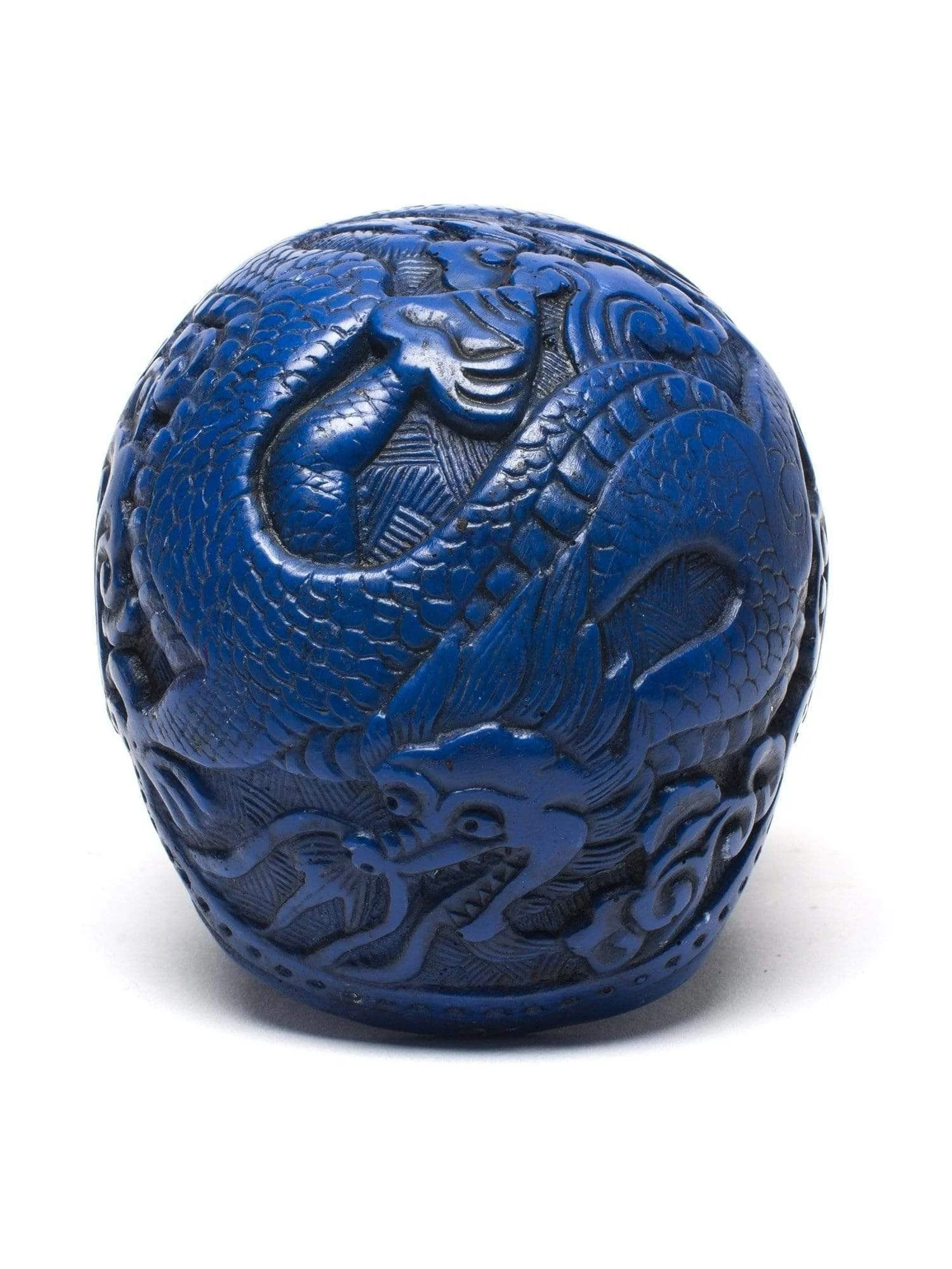 Carved Resin Skull Incense Burner - Image 5