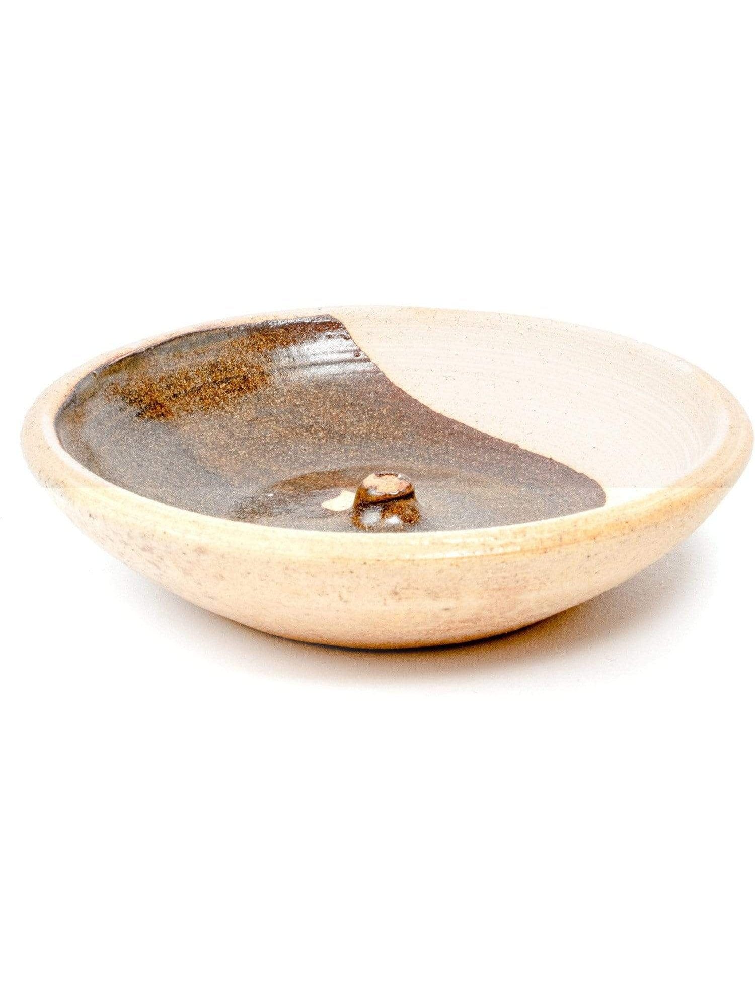 Clay Stoneware Glazed Incense Holder - Image 2