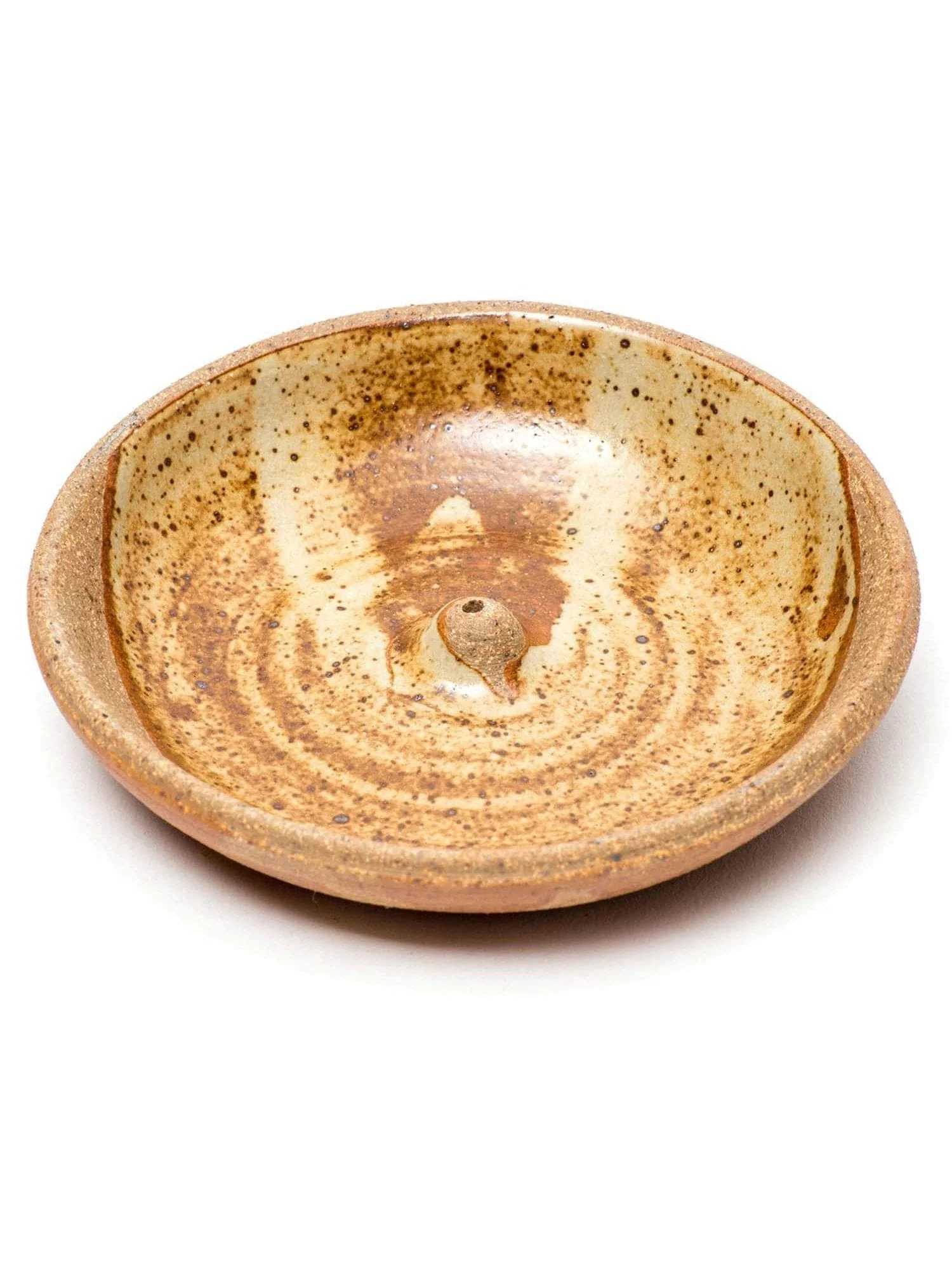 Clay Stoneware Glazed Incense Holder - Image 4