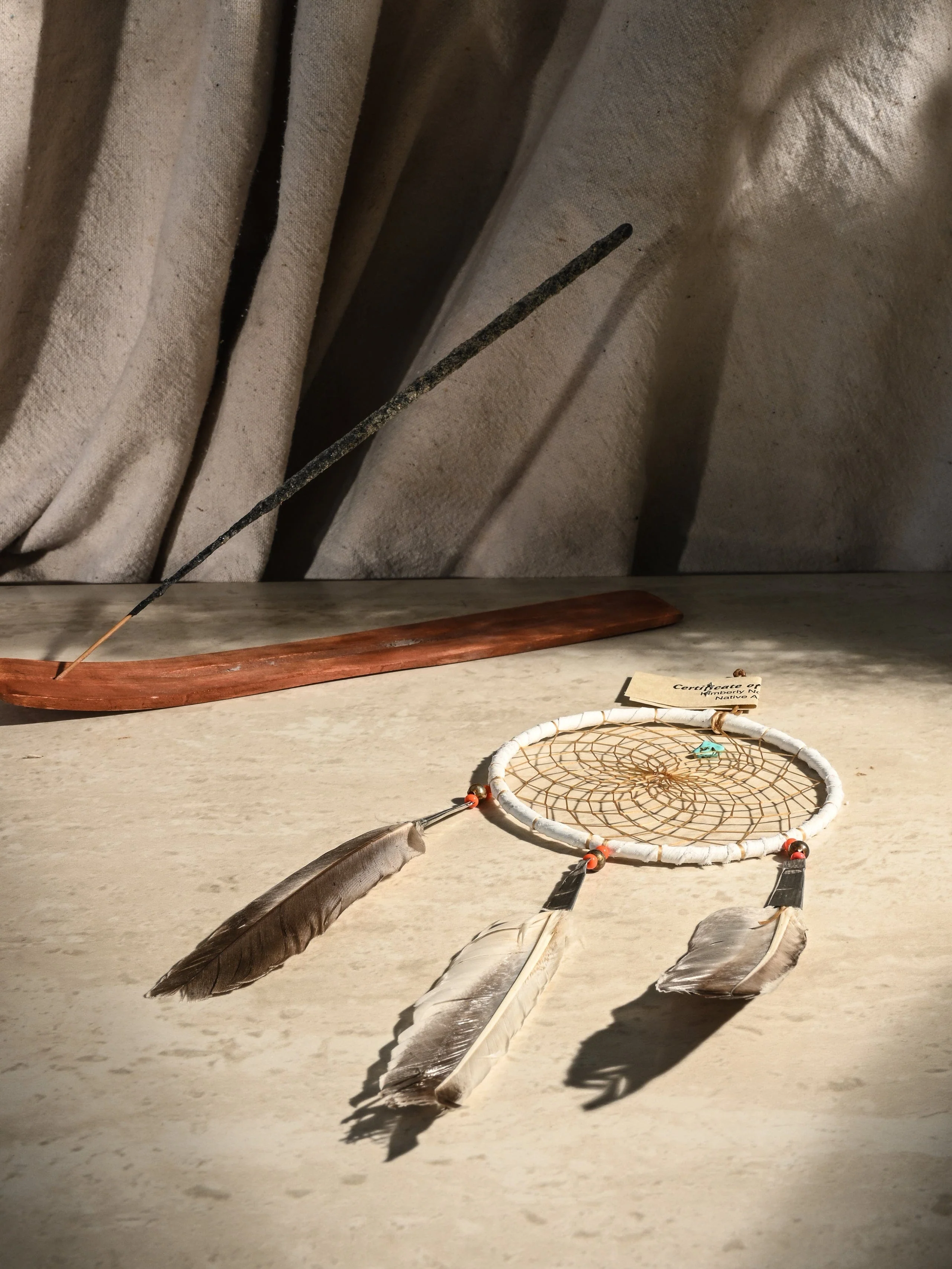 4" Turquoise Stone Dreamcatcher - Image 16