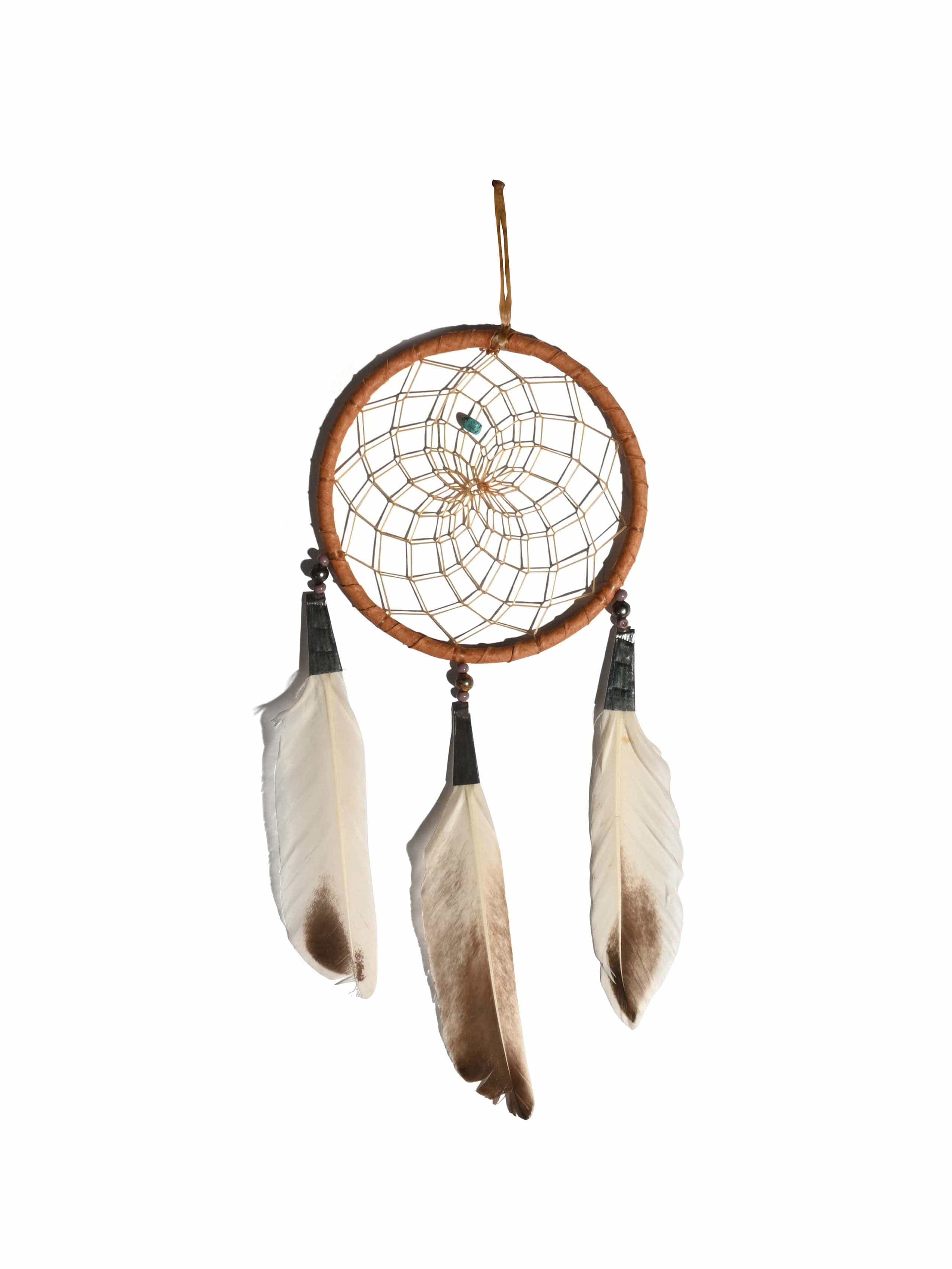 4" Turquoise Stone Dreamcatcher - Image 21